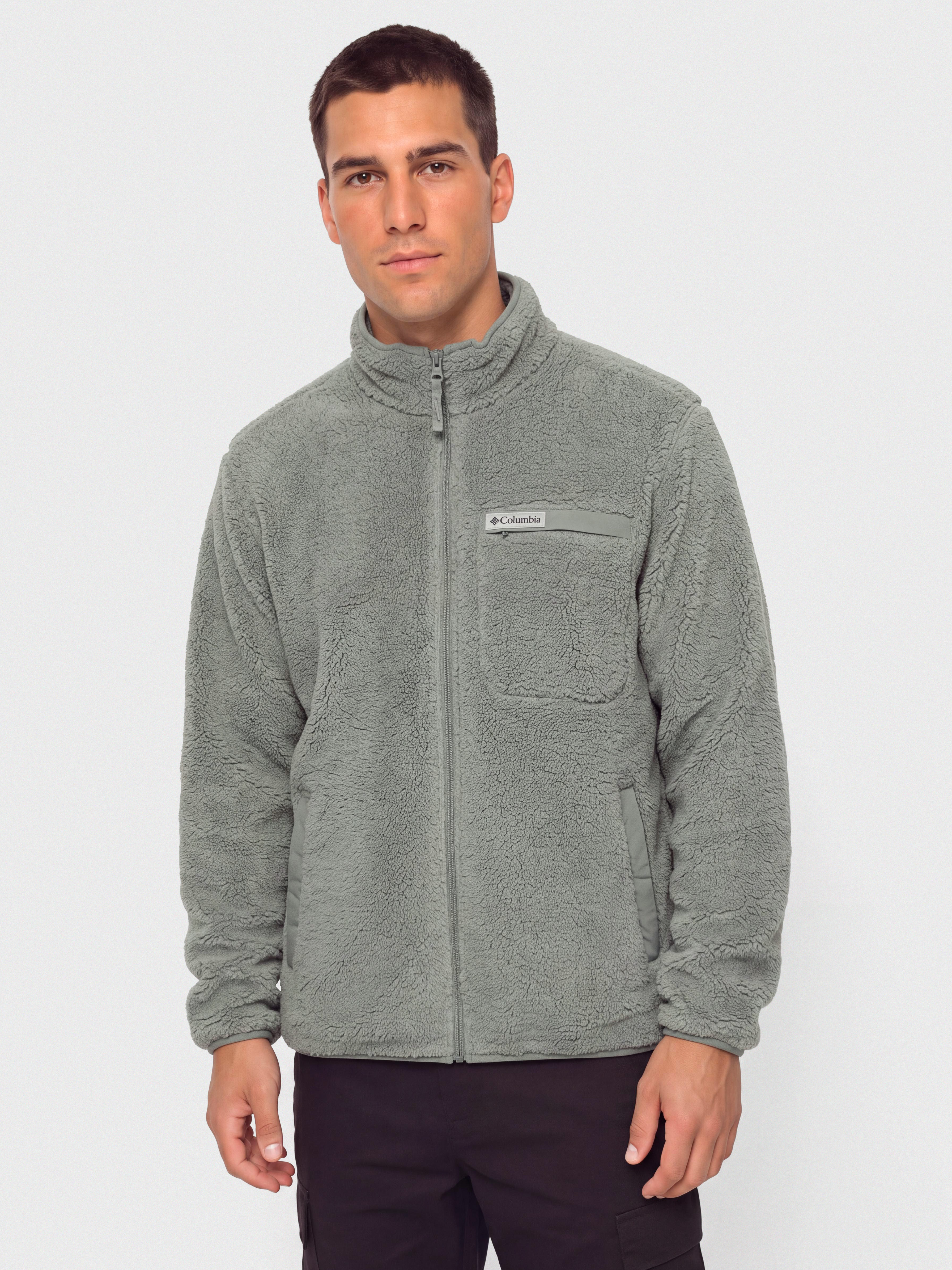 Flu00edsovu00e1 mikina Columbia Rugged Ridge High Pile Full Zip (sedona sage)