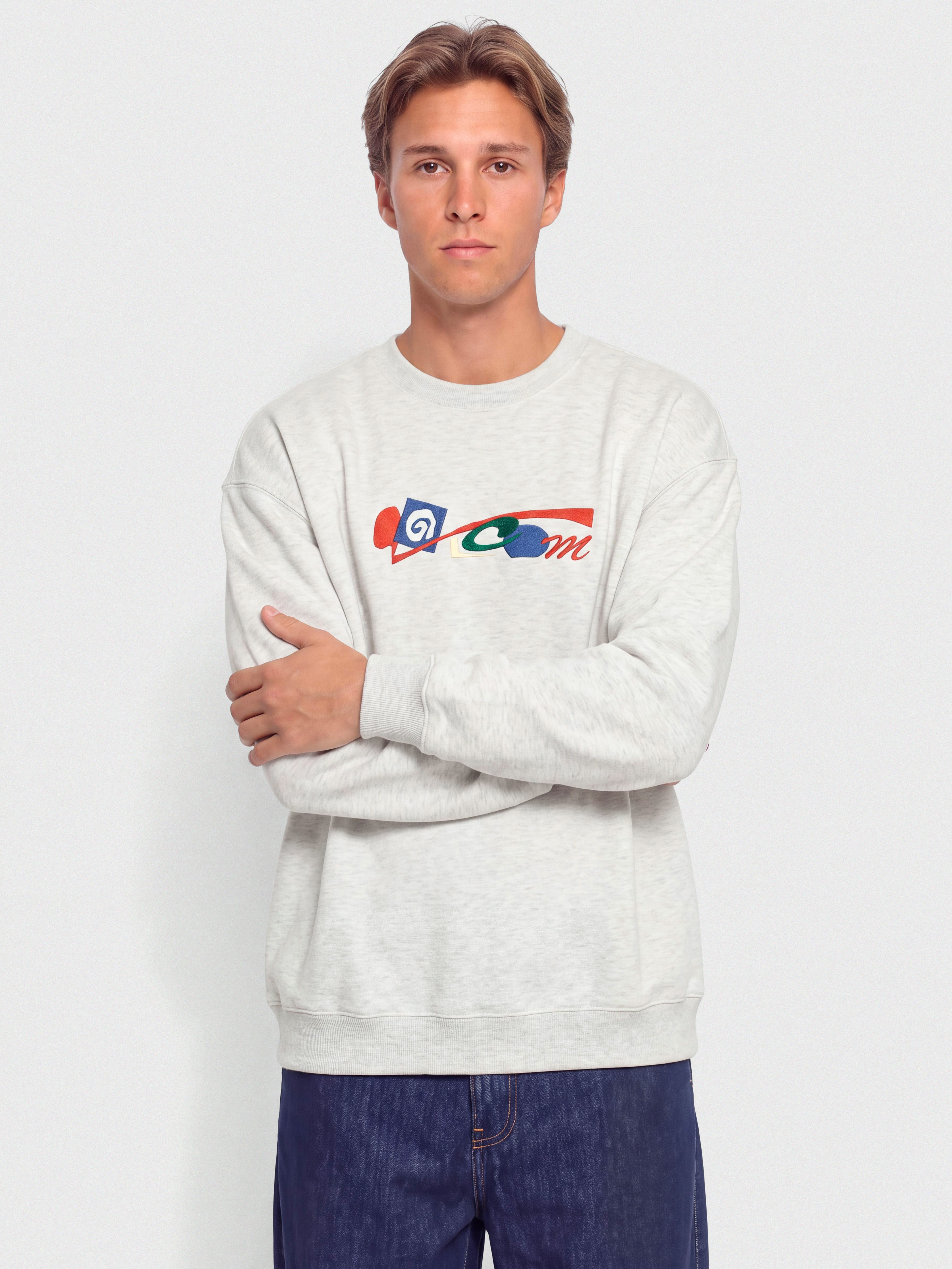 Mikina Volcom Fa Carrau (bone heather)