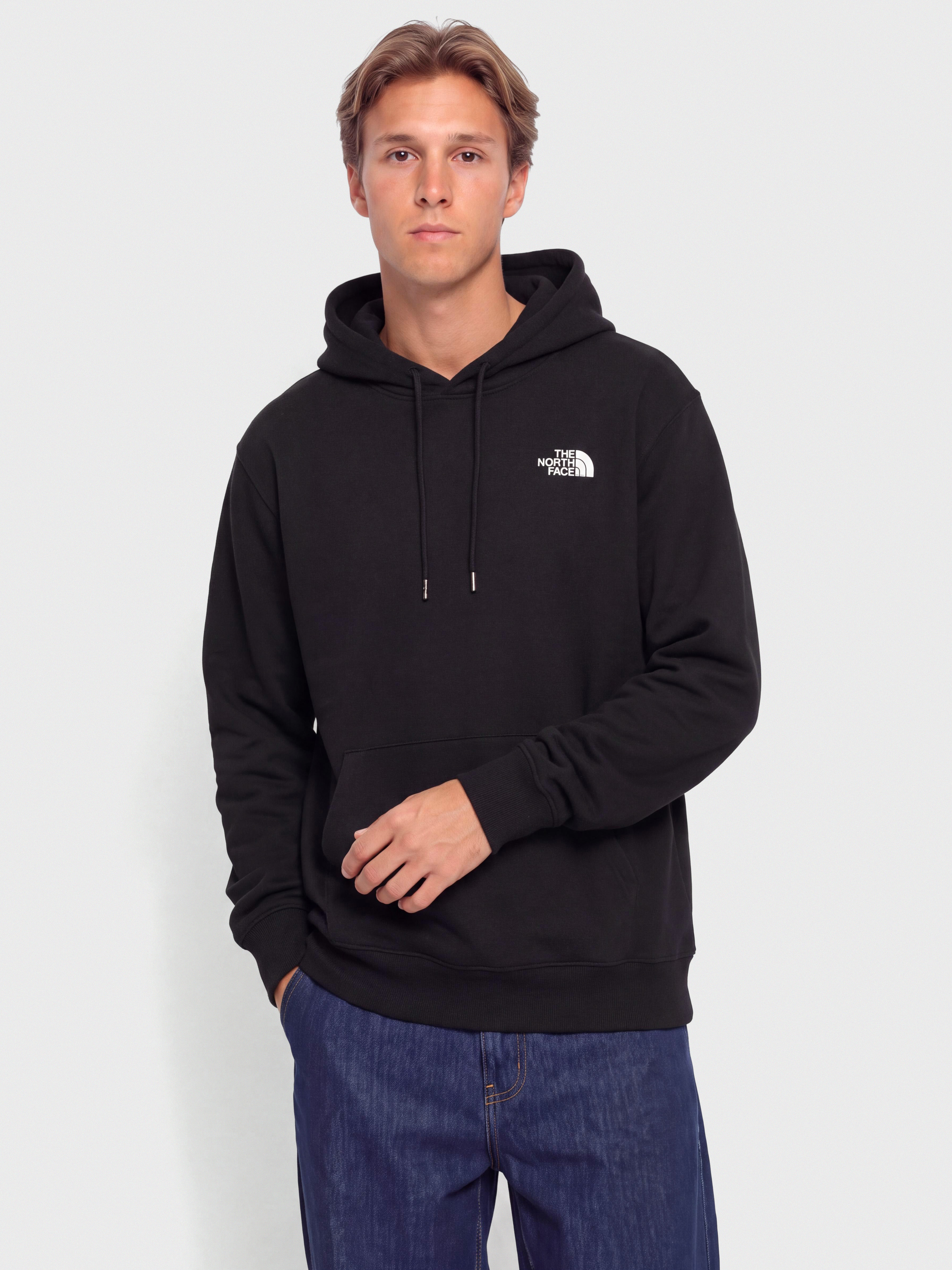 Mikina The North Face Essential Terry Simple Dome Relaxed (tnf black)