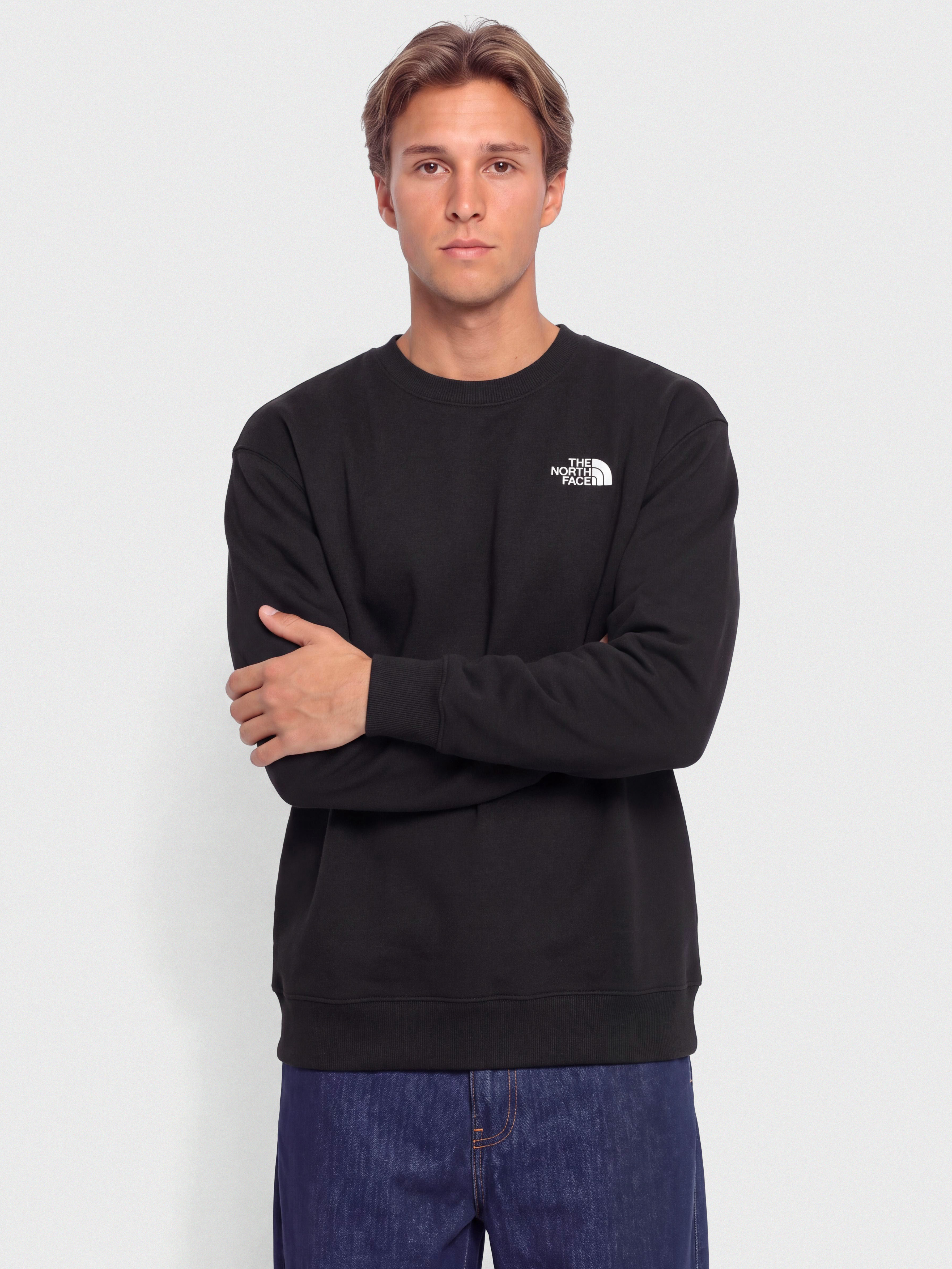 Mikina The North Face Essential Simple Dome Relaxed (tnf black)