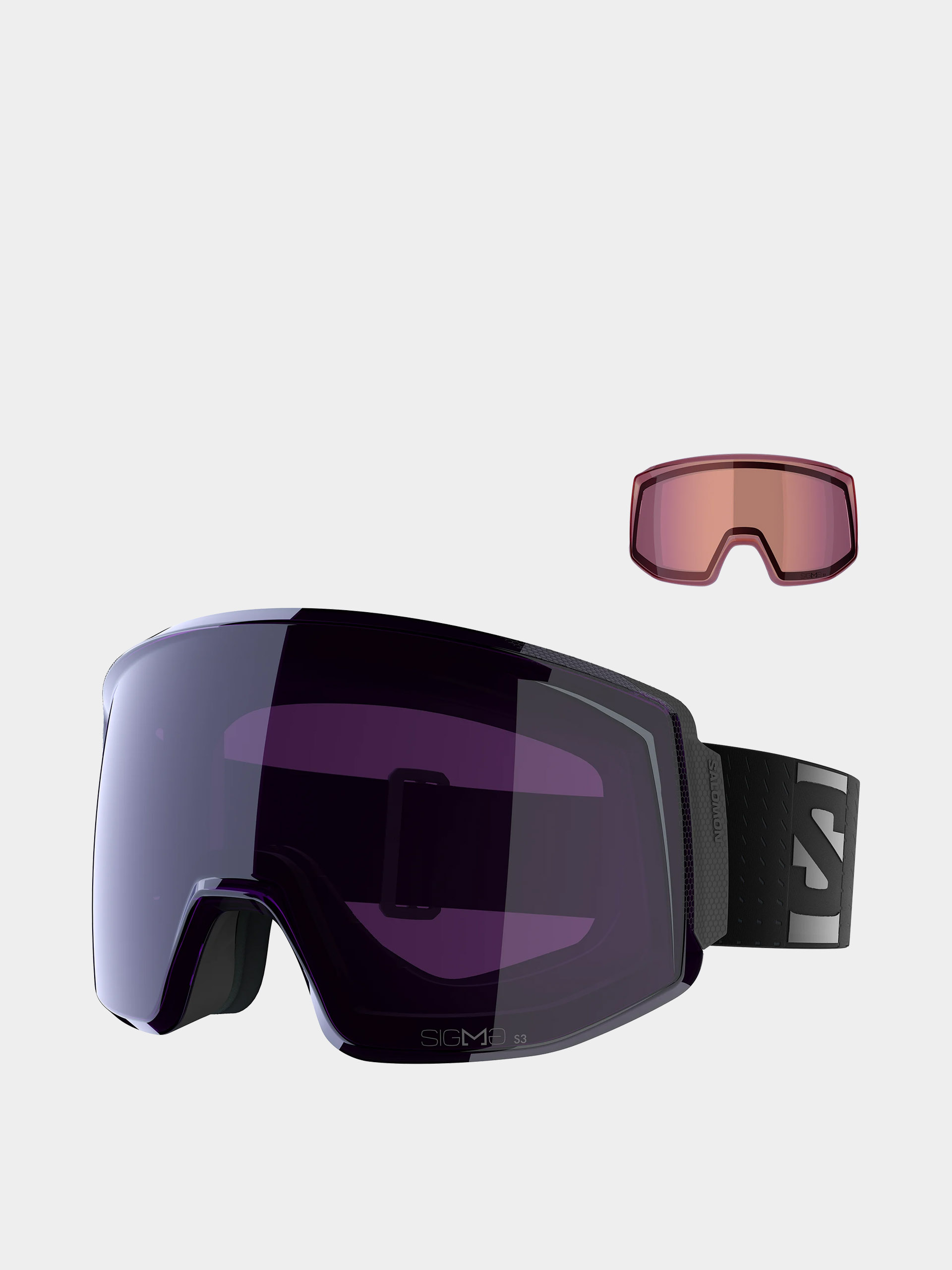 Snowboardové okuliare Salomon Skarn Prime Sigma + Lens (black)