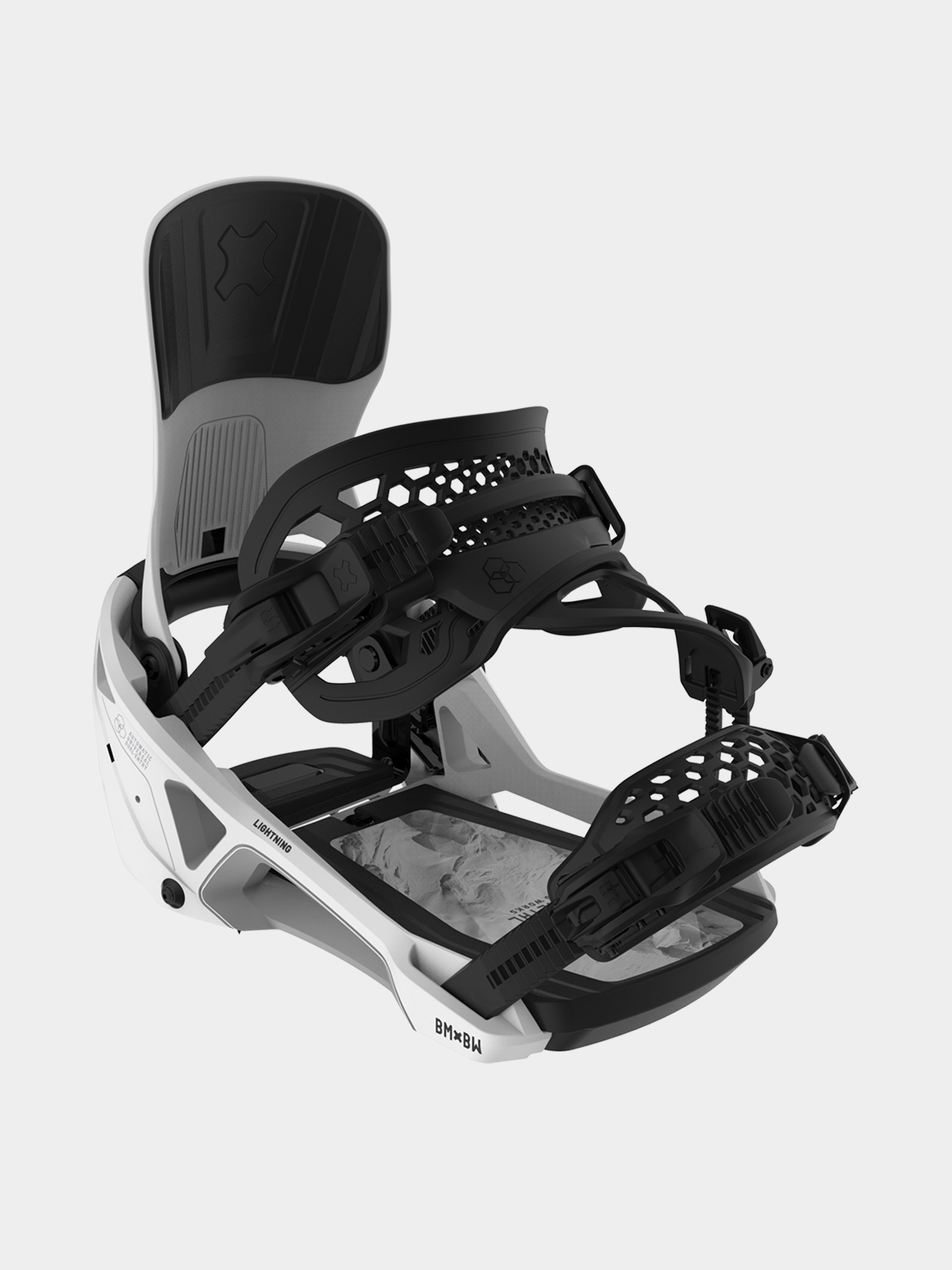 Pánske Snowboardové viazanie Bent Metal Lightning Supermatic (white)