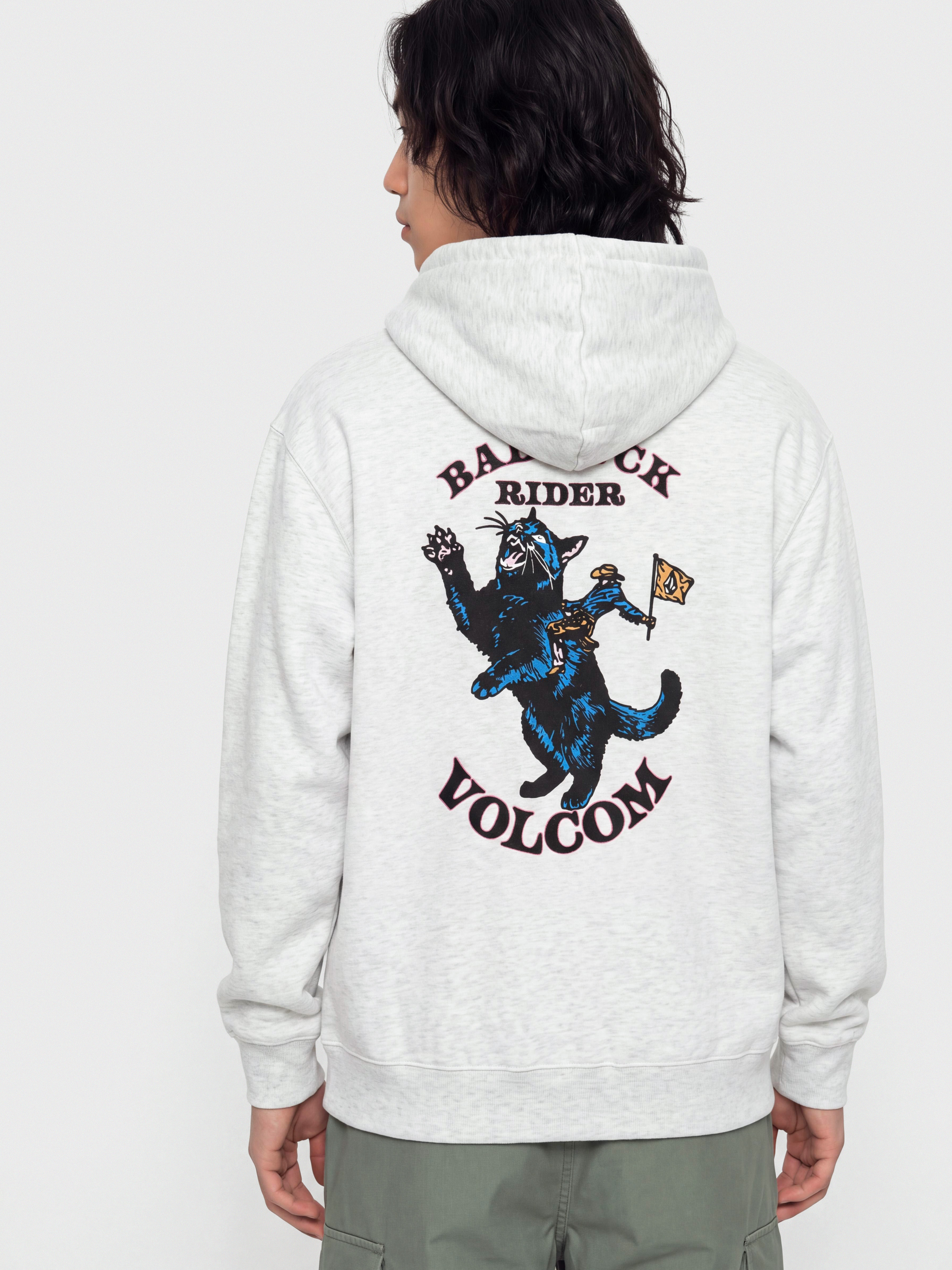 Mikina s kapucu0148ou Volcom Noder HD (bone heather)