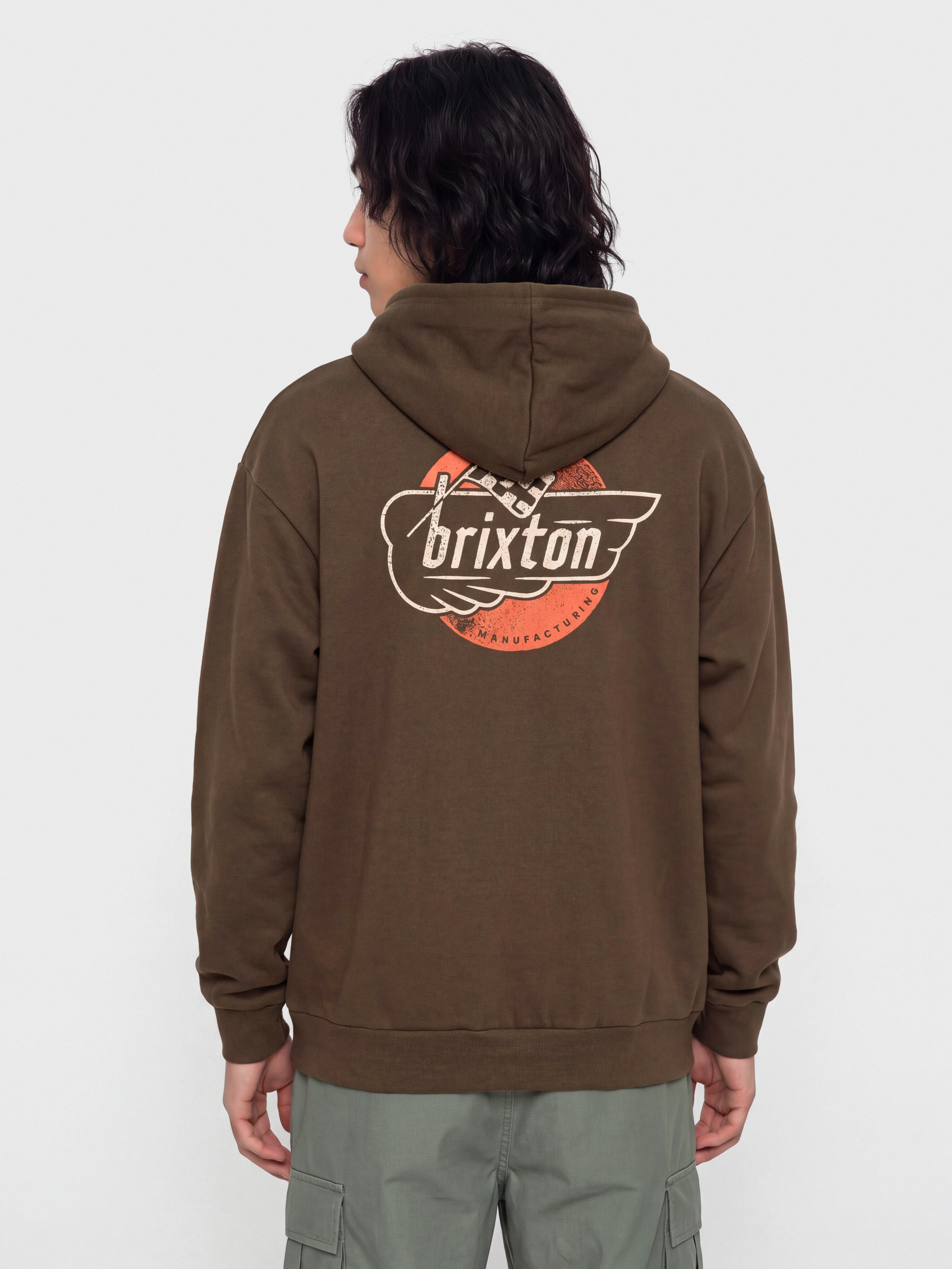 Mikina s kapucňou Brixton Heyward HD