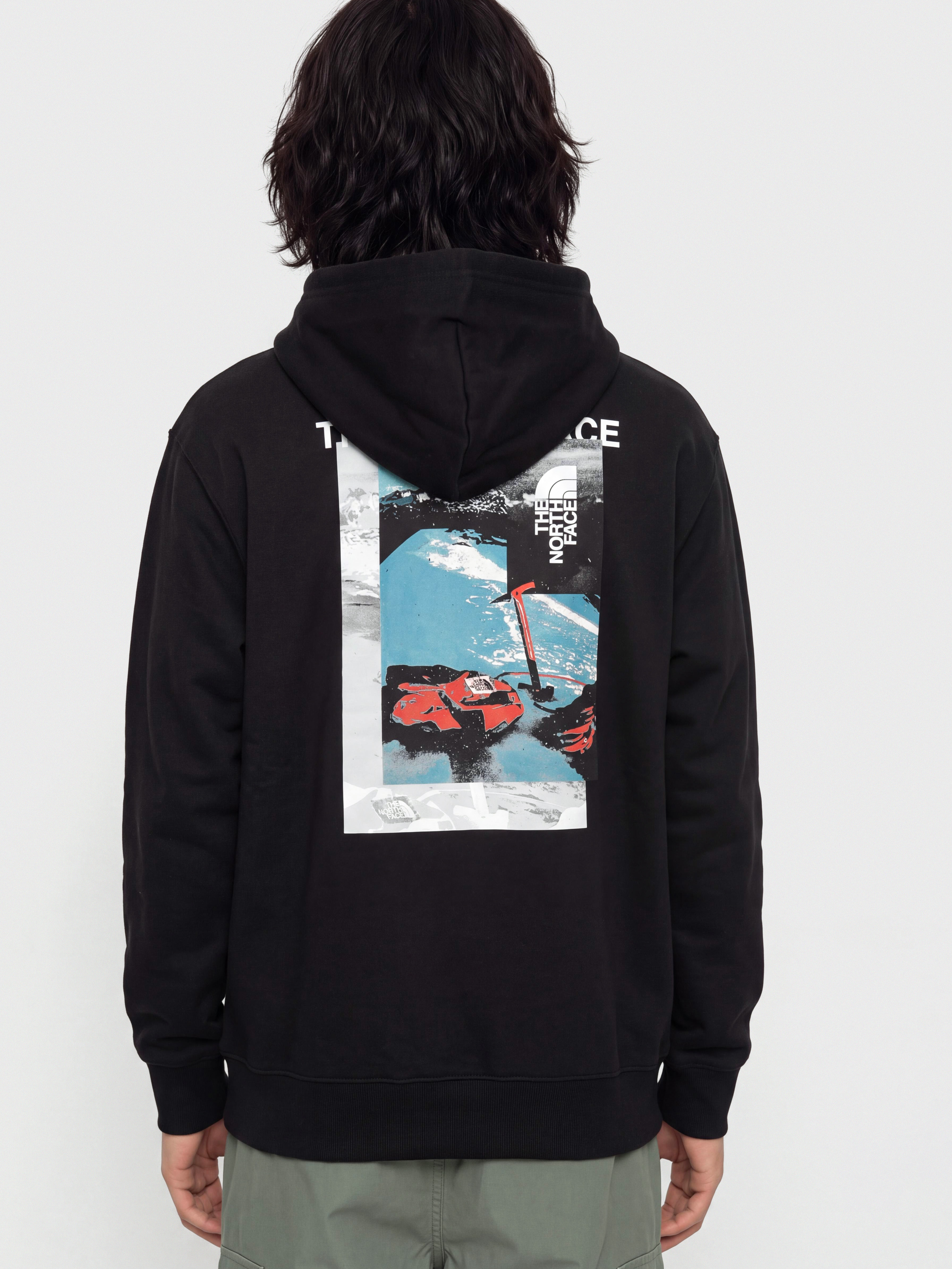 Mikina s kapucňou The North Face Apex 75 Collage Relaxed HD