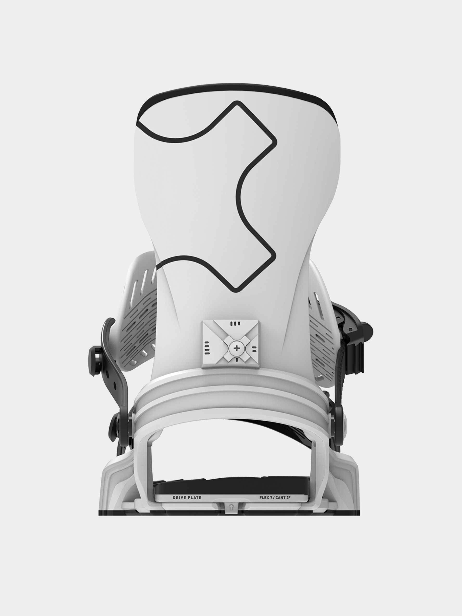 Pánske Snowboardové viazanie Bent Metal Axtion (white)