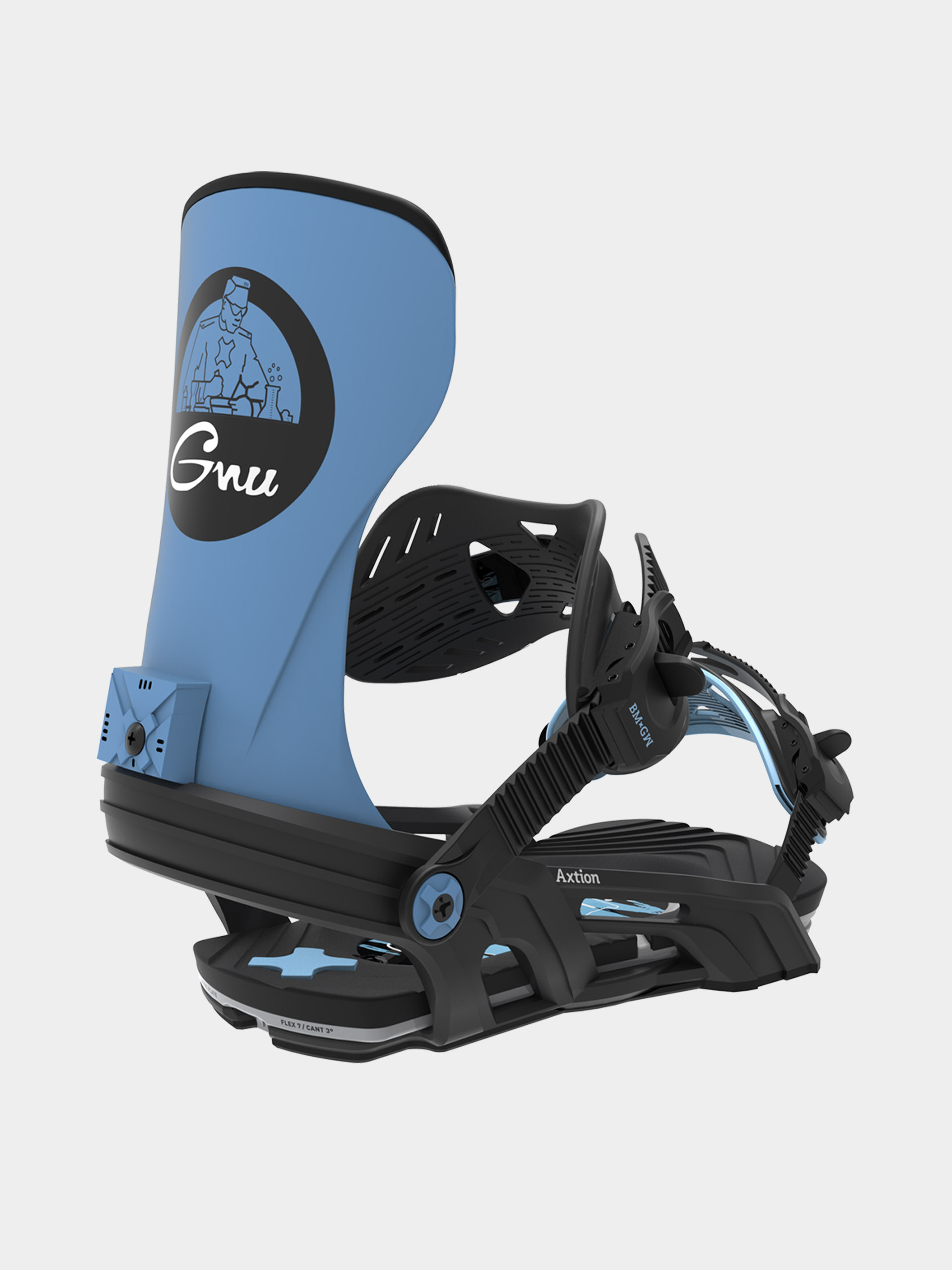 Snowboardové viazanie Bent Metal Axtion (black/blue)