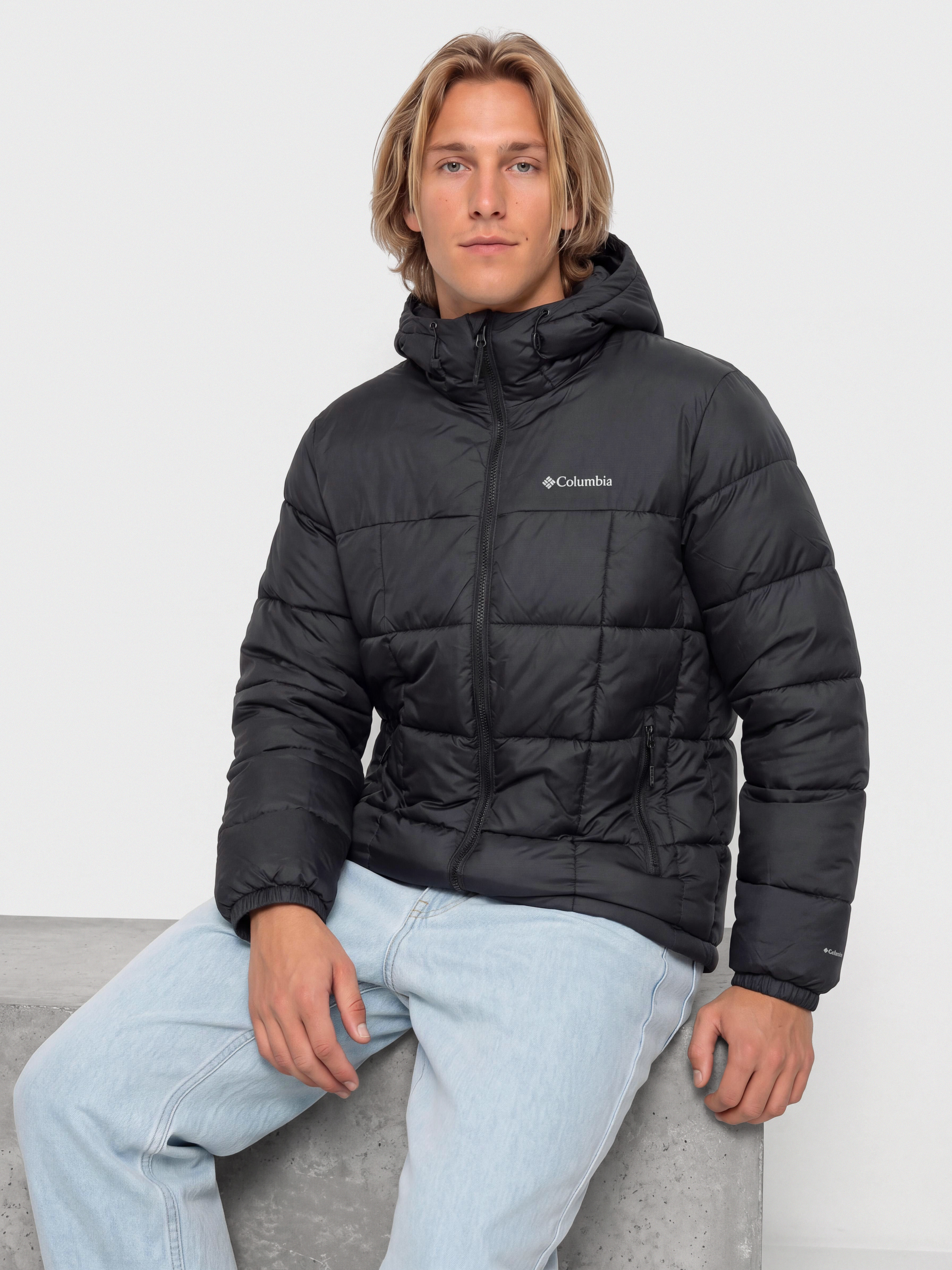Bunda Columbia Puffect IV Hooded (black)