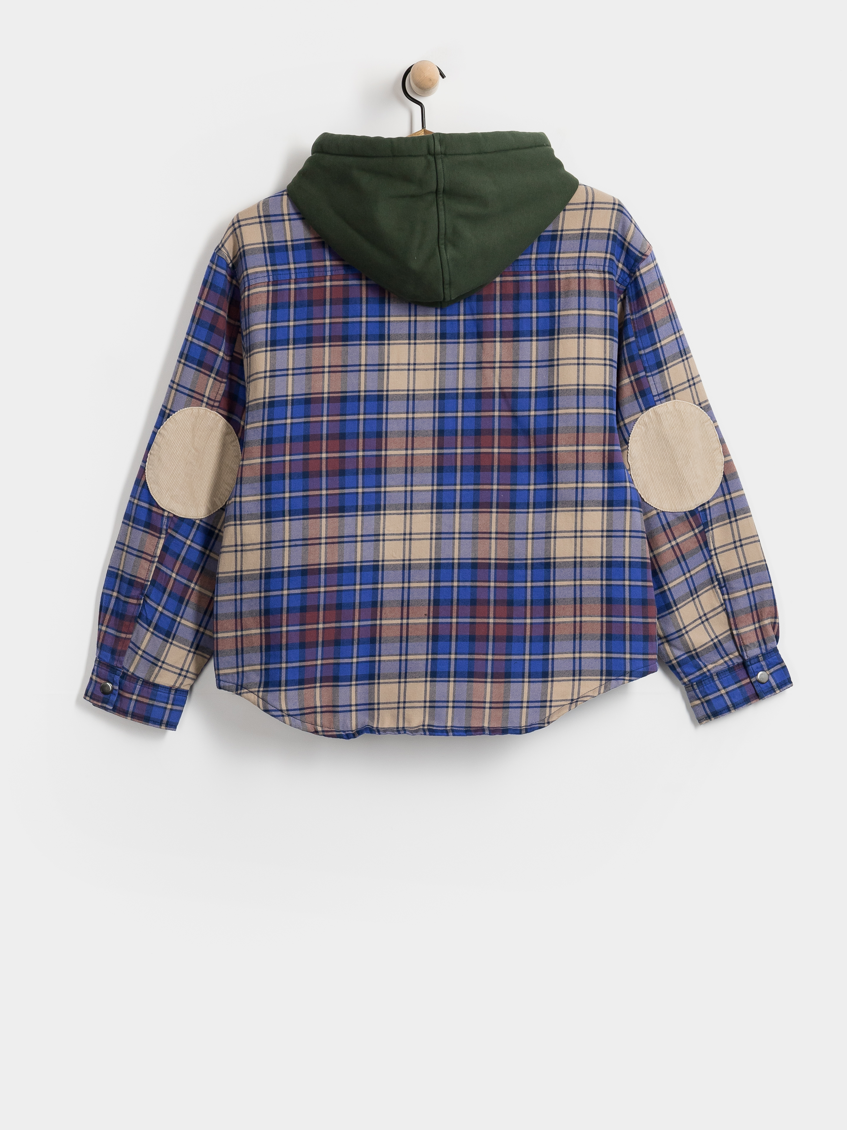 Bunda Vans Vansza Flannel Hoodie Wmn (deep indigo)