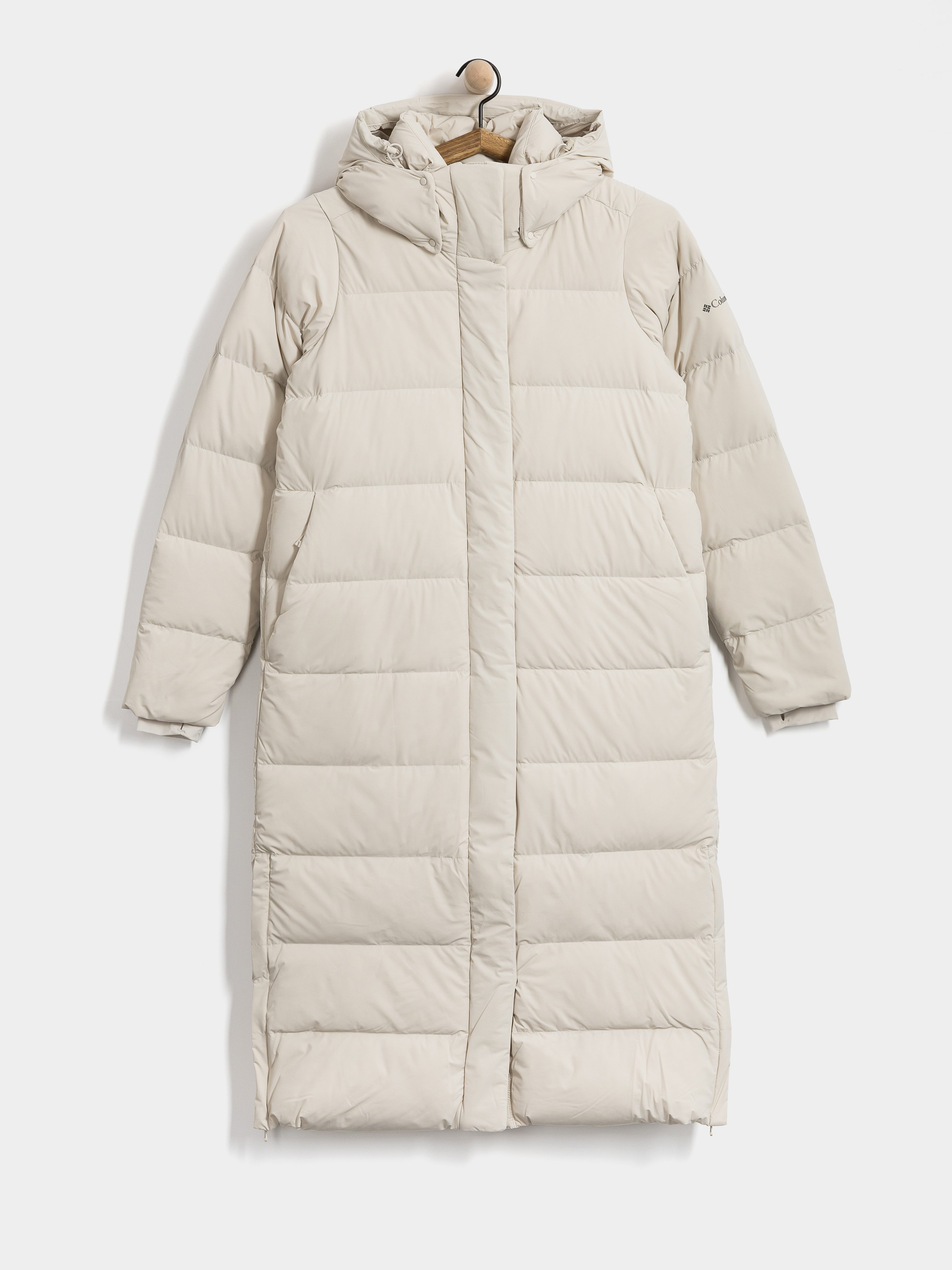 Bunda Columbia Amaze Puff Long Hooded Wmn (dark stone)
