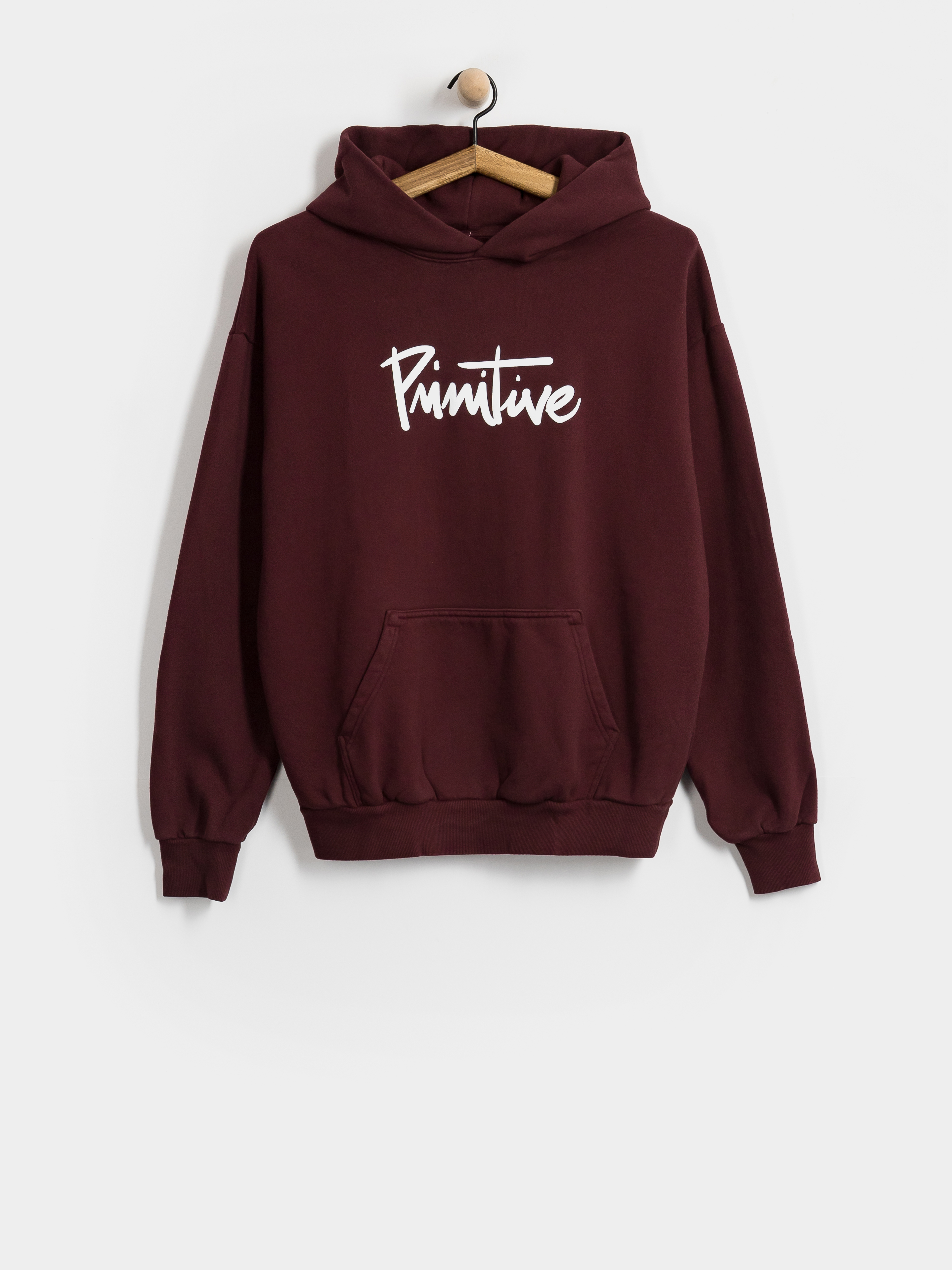 Mikina s kapucňou Primitive Orion HD (burgundy)