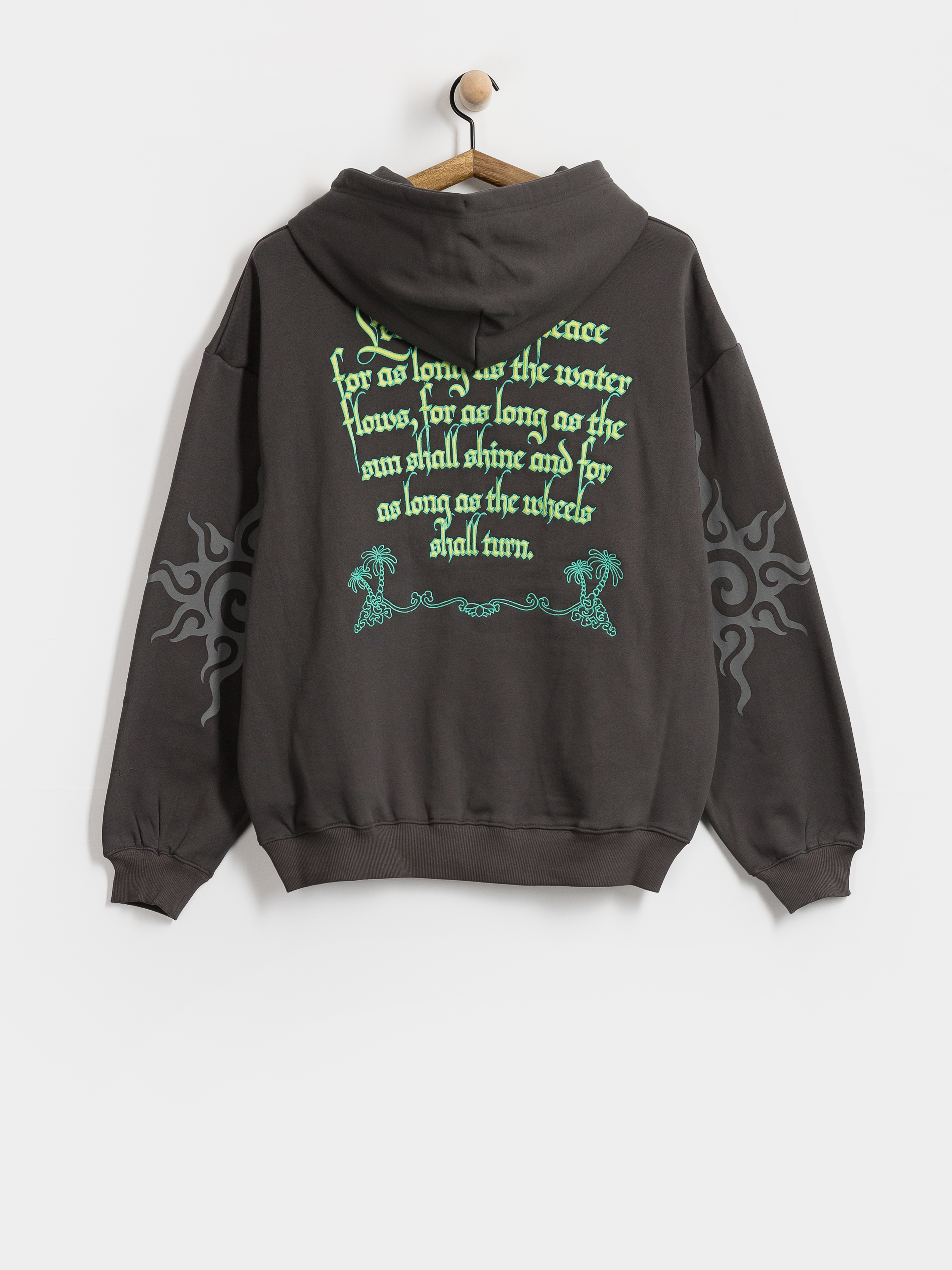 Mikina s kapucňou Deus Ex Machina Invocation HD (anthracite grey)