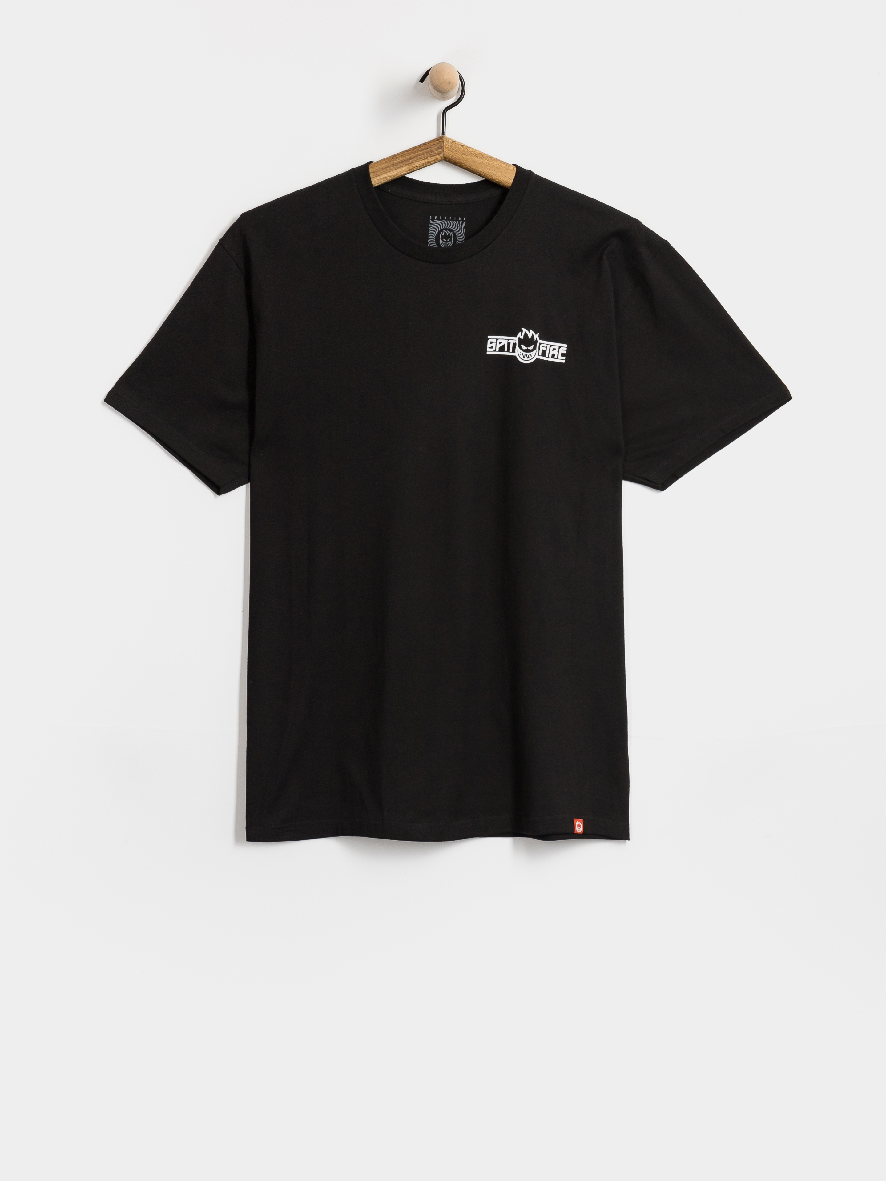 Tričko Spitfire Ltb Arch II (black w/white prints)
