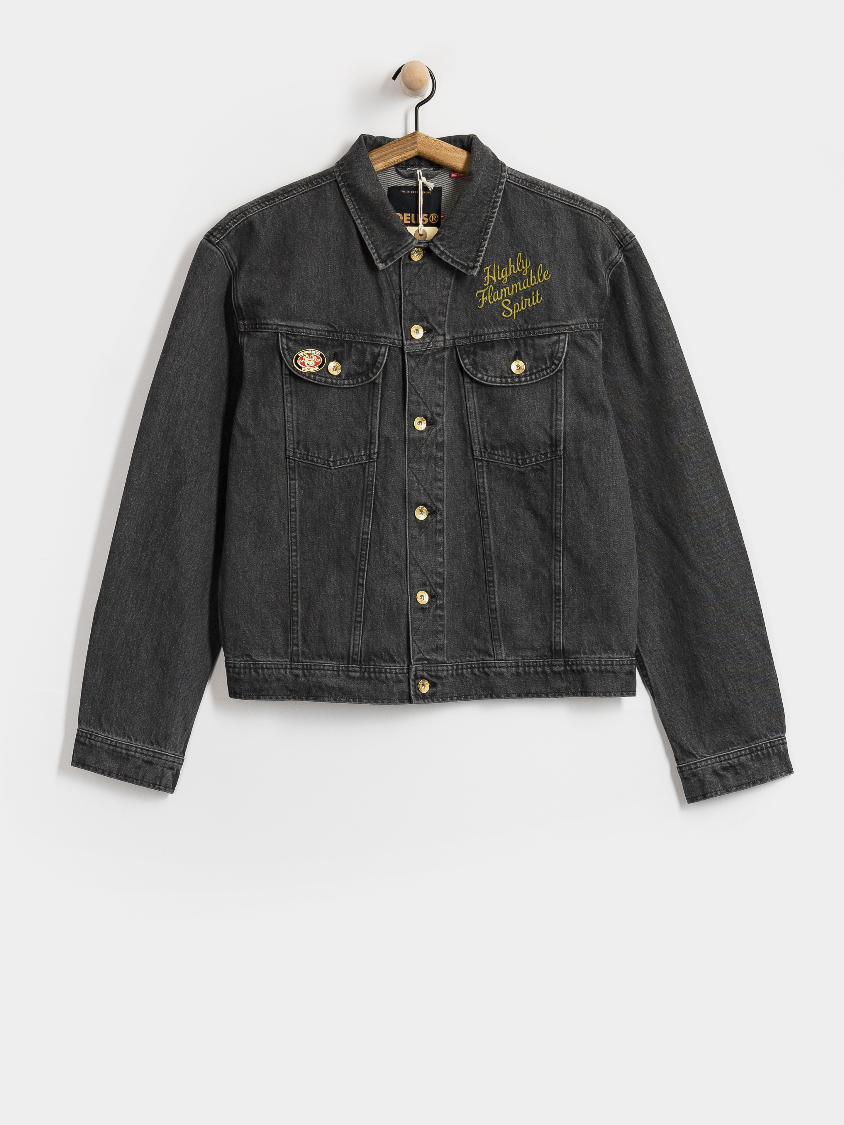 Bunda Deus Ex Machina Unchained Trucker (washed black)