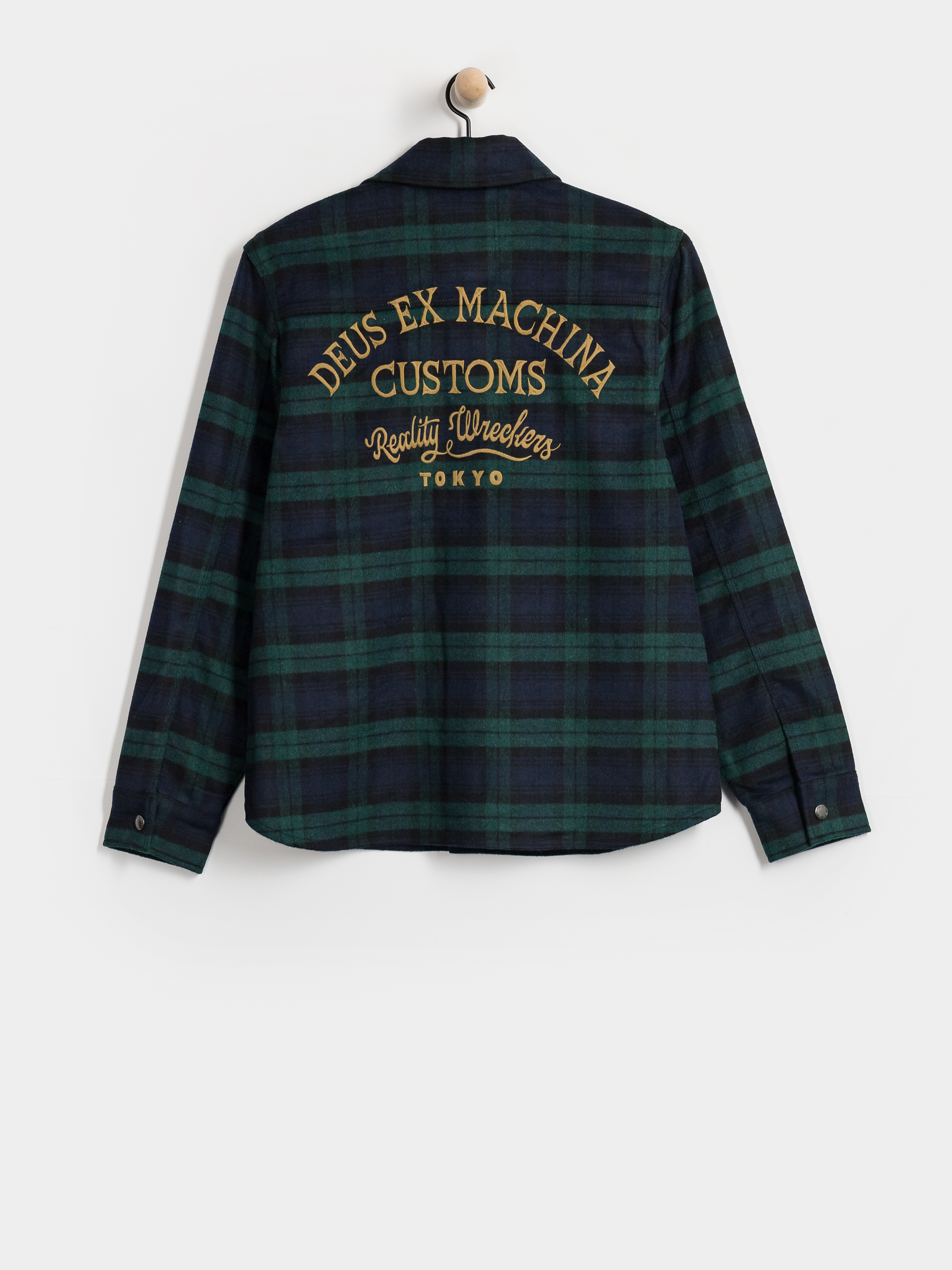 Košeľa Deus Ex Machina Maxwell Check (green check)