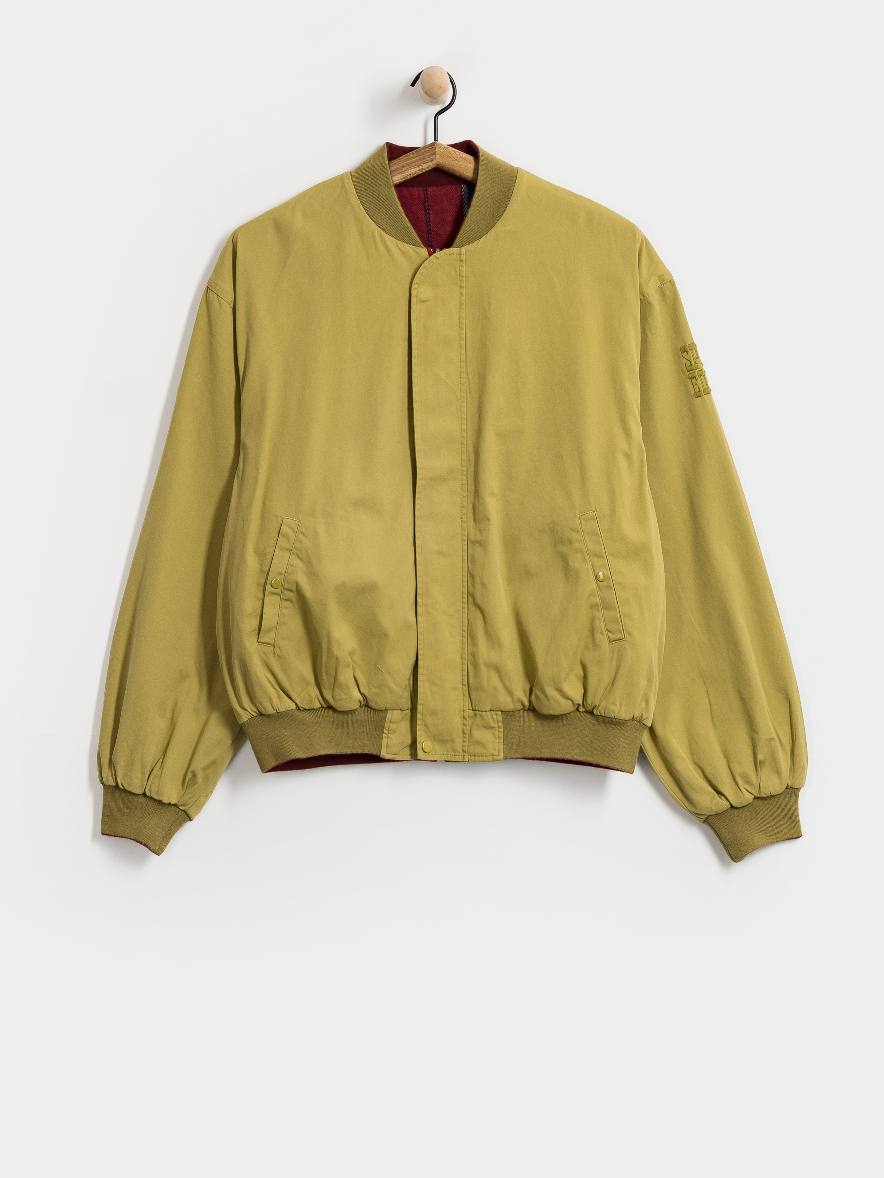 Bunda Deus Ex Machina Pendula Reversible (willow green blanket red)
