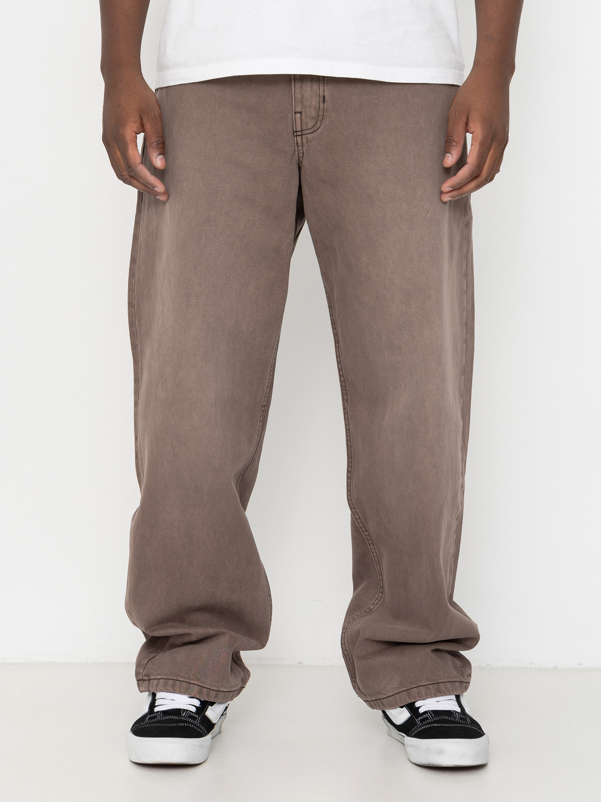 Nohavice Vans Check 5 Loose Denim (walnut)