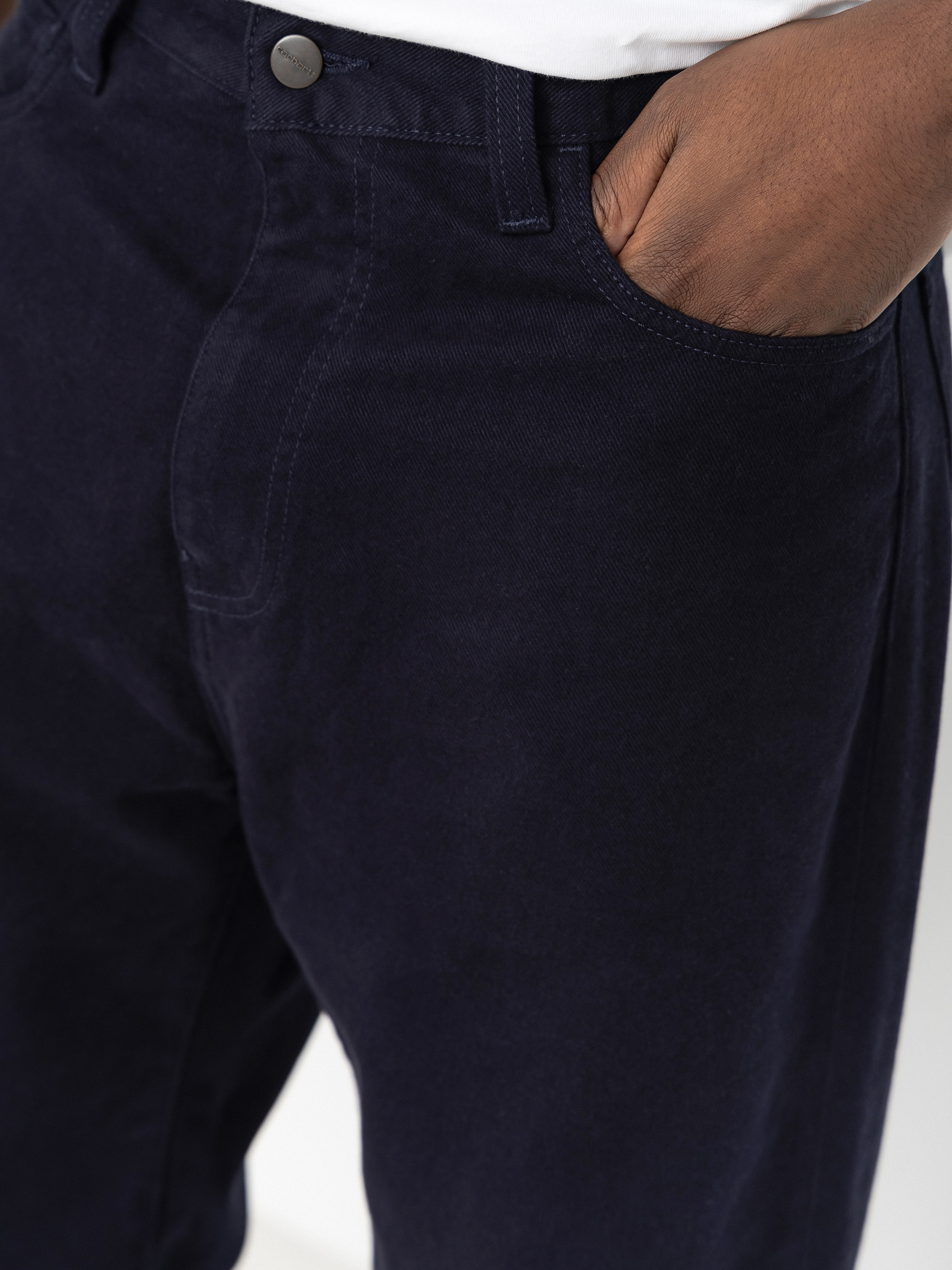 Nohavice Carhartt WIP Landon (dark navy/rinsed)