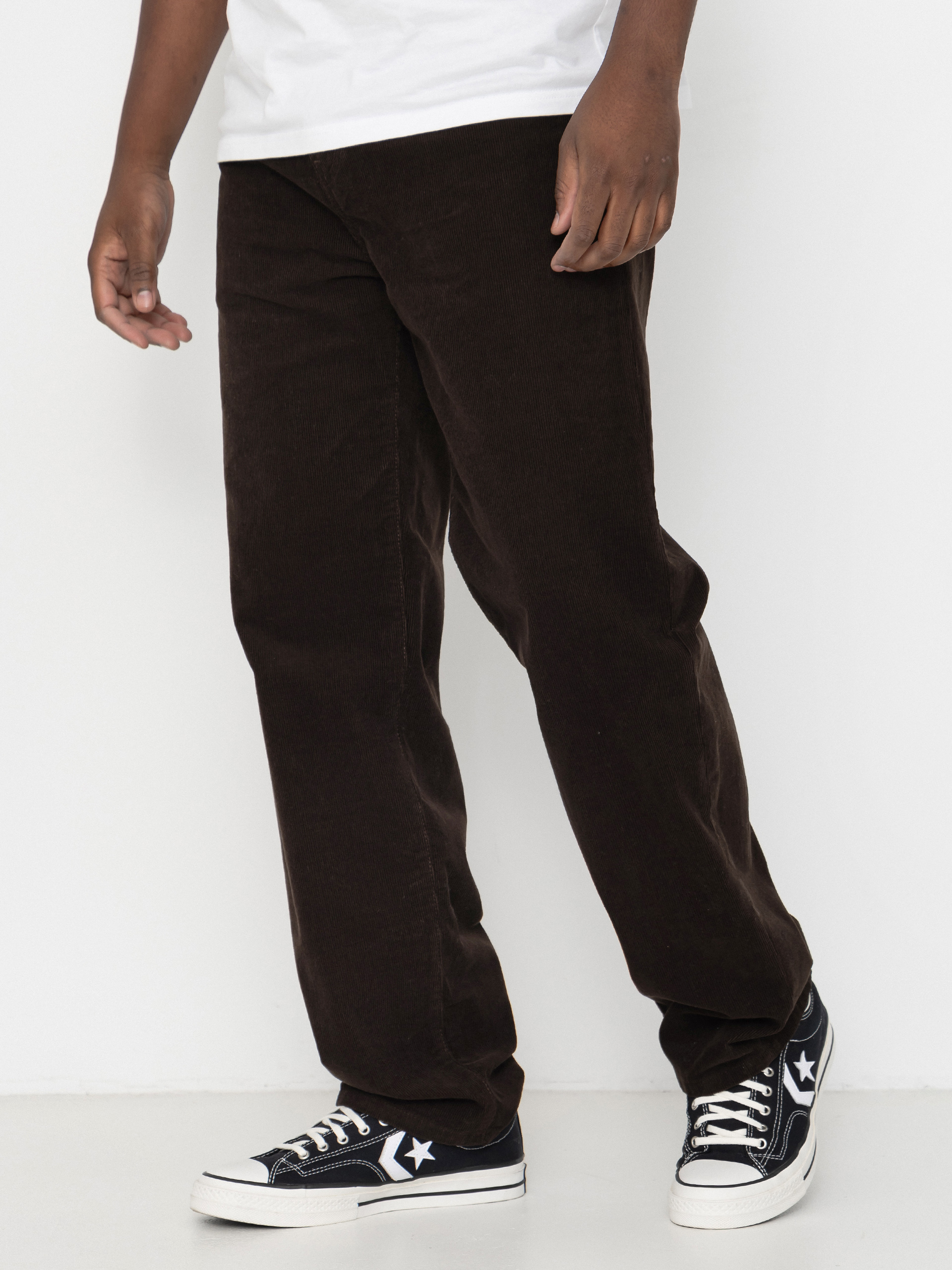 Nohavice Carhartt WIP Aaron (tobacco/rinsed)