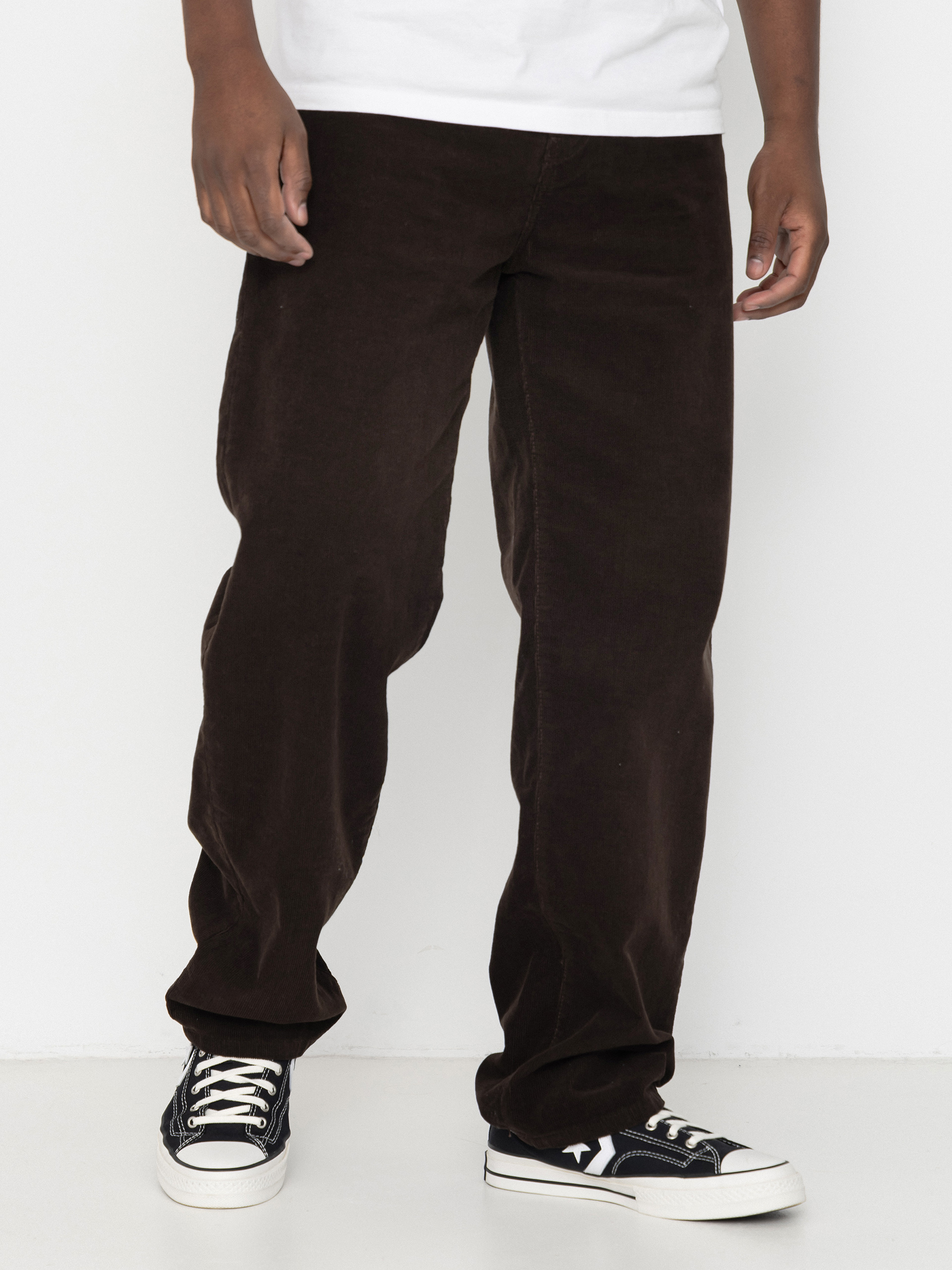Nohavice Carhartt WIP Aaron (tobacco/rinsed)