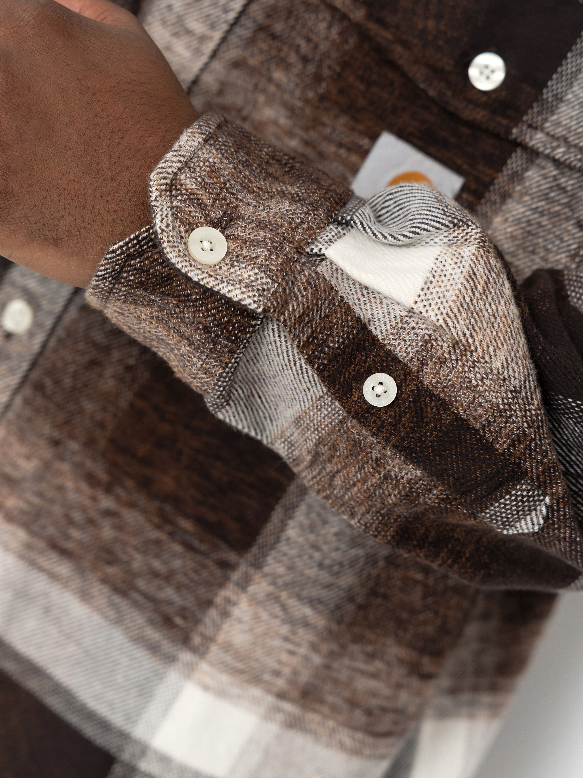 Košeľa Carhartt WIP Esterson (esterson check tobacco)