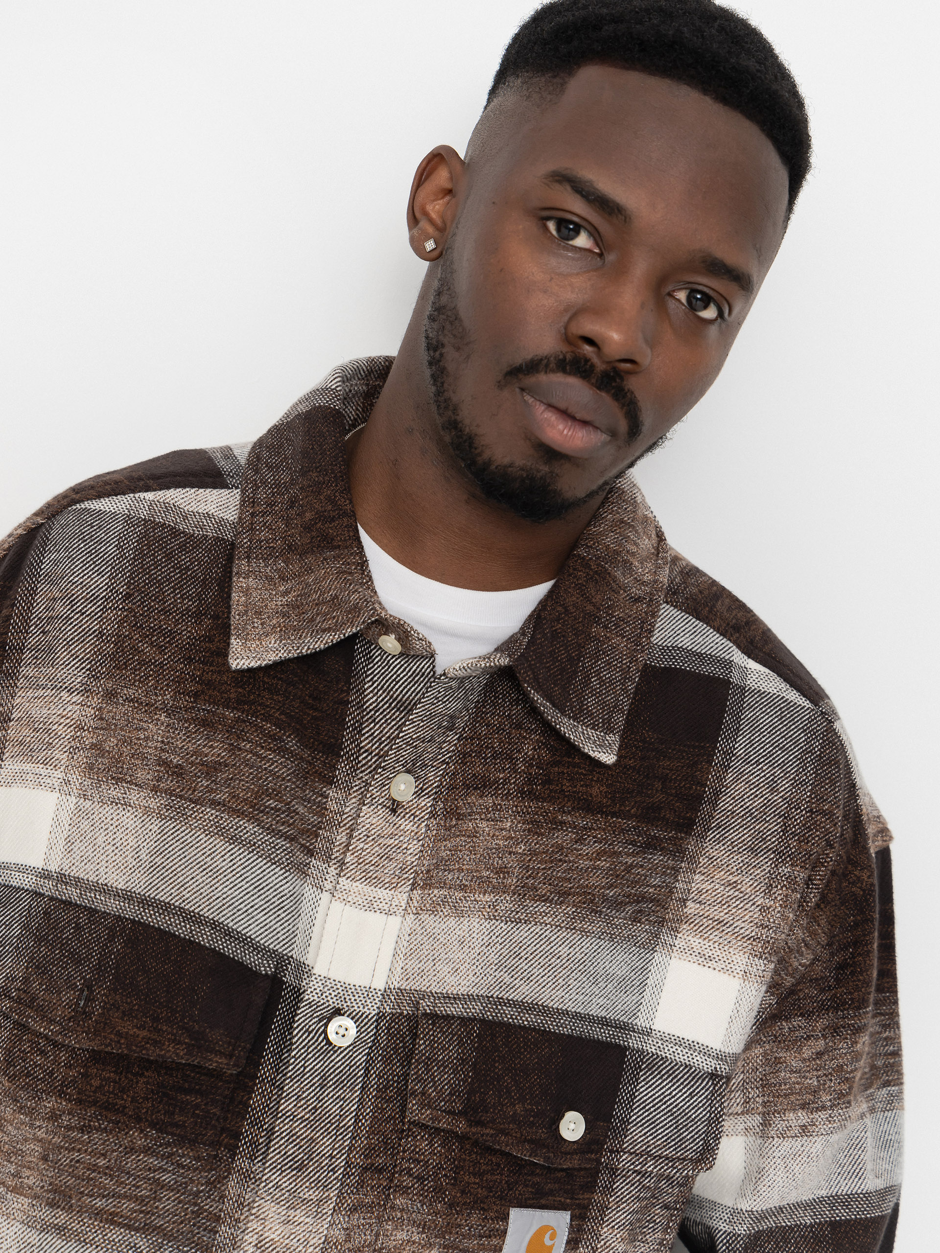 Košeľa Carhartt WIP Esterson (esterson check tobacco)