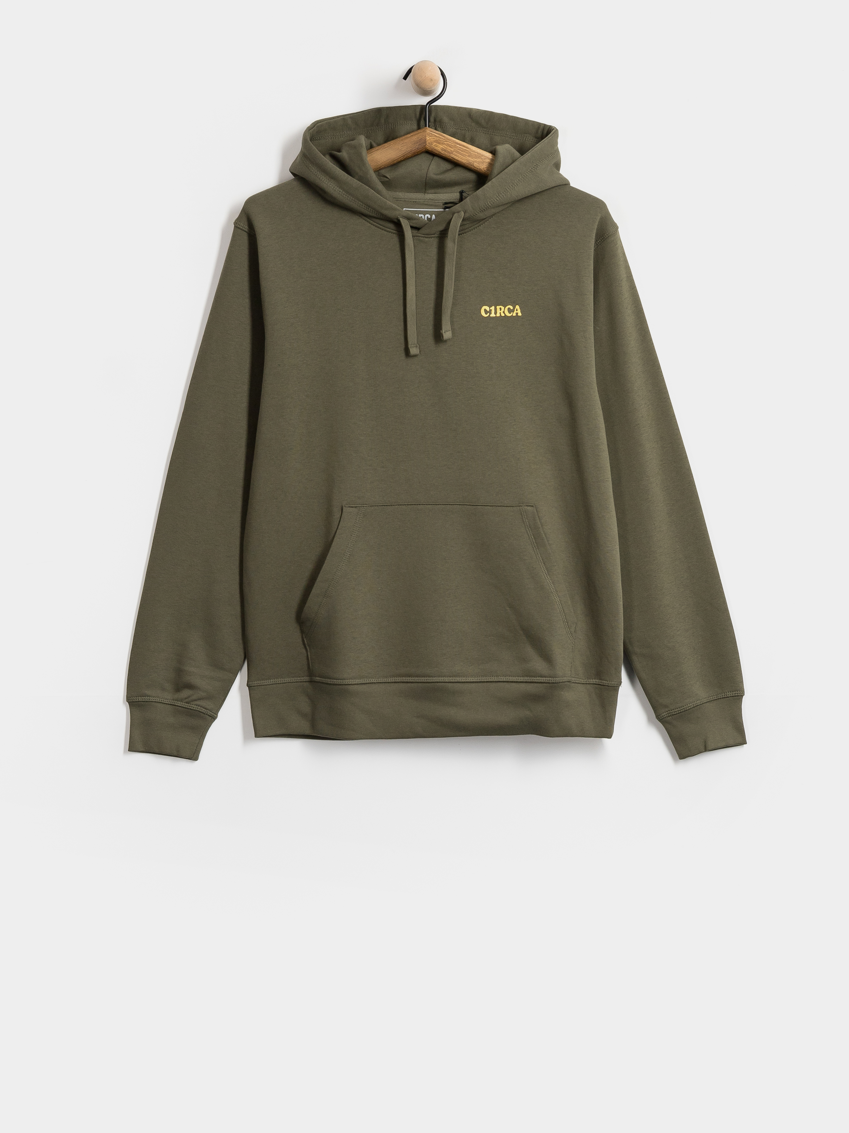 Mikina s kapucňou Circa Stay Salty HD (khaki)