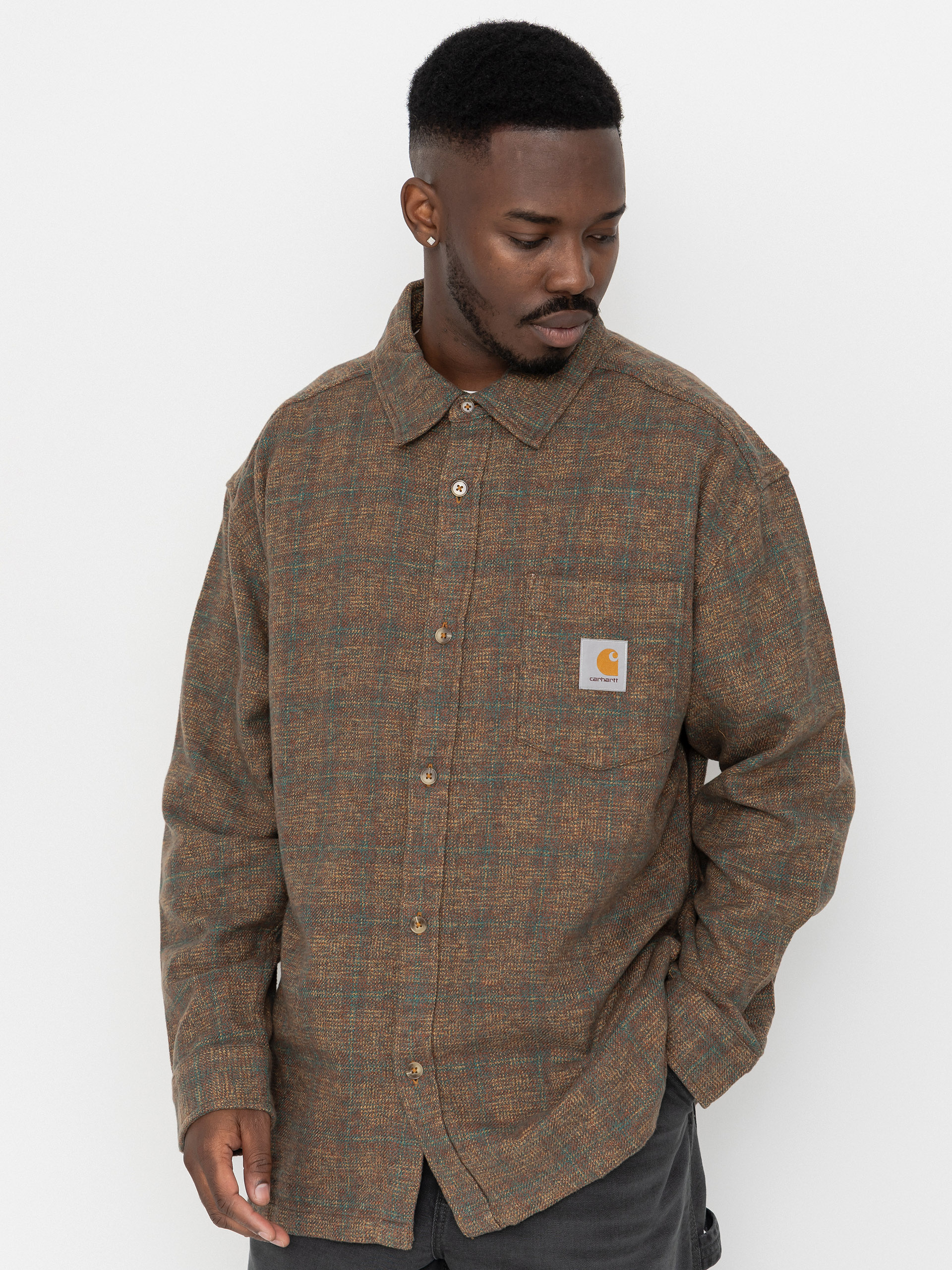 Kou0161eu013ea Carhartt WIP Bagley (bagley check hamilton brown)