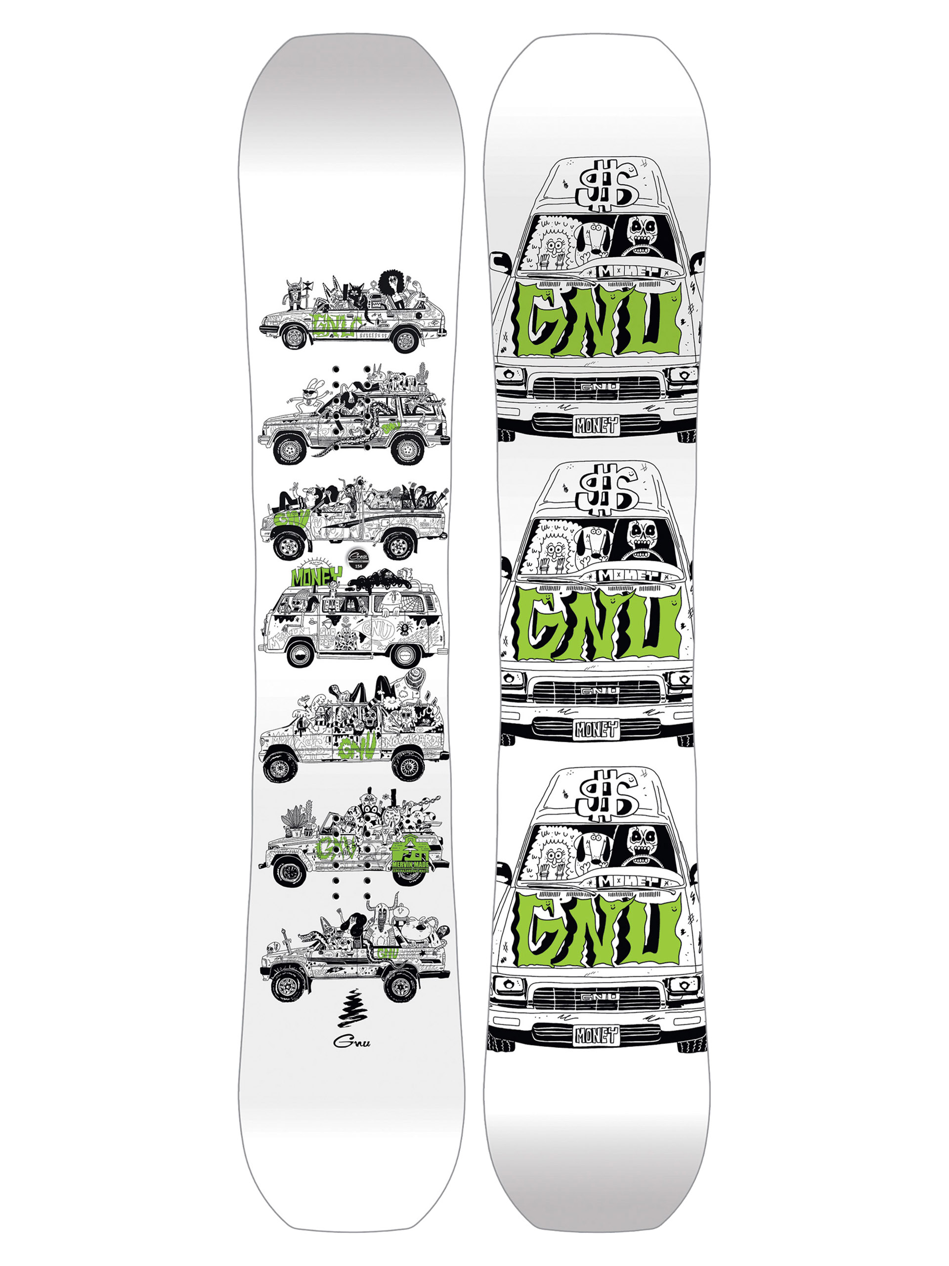 Pánska Snowboard Gnu Money
