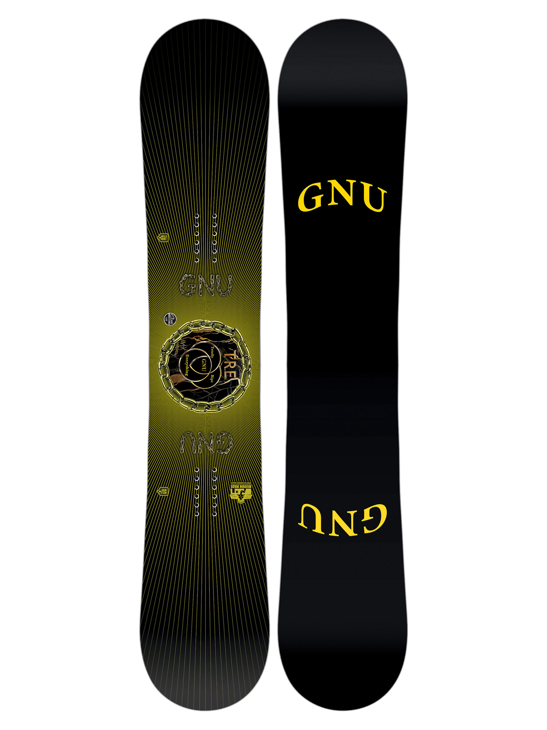 Pánska Snowboard Gnu Tre