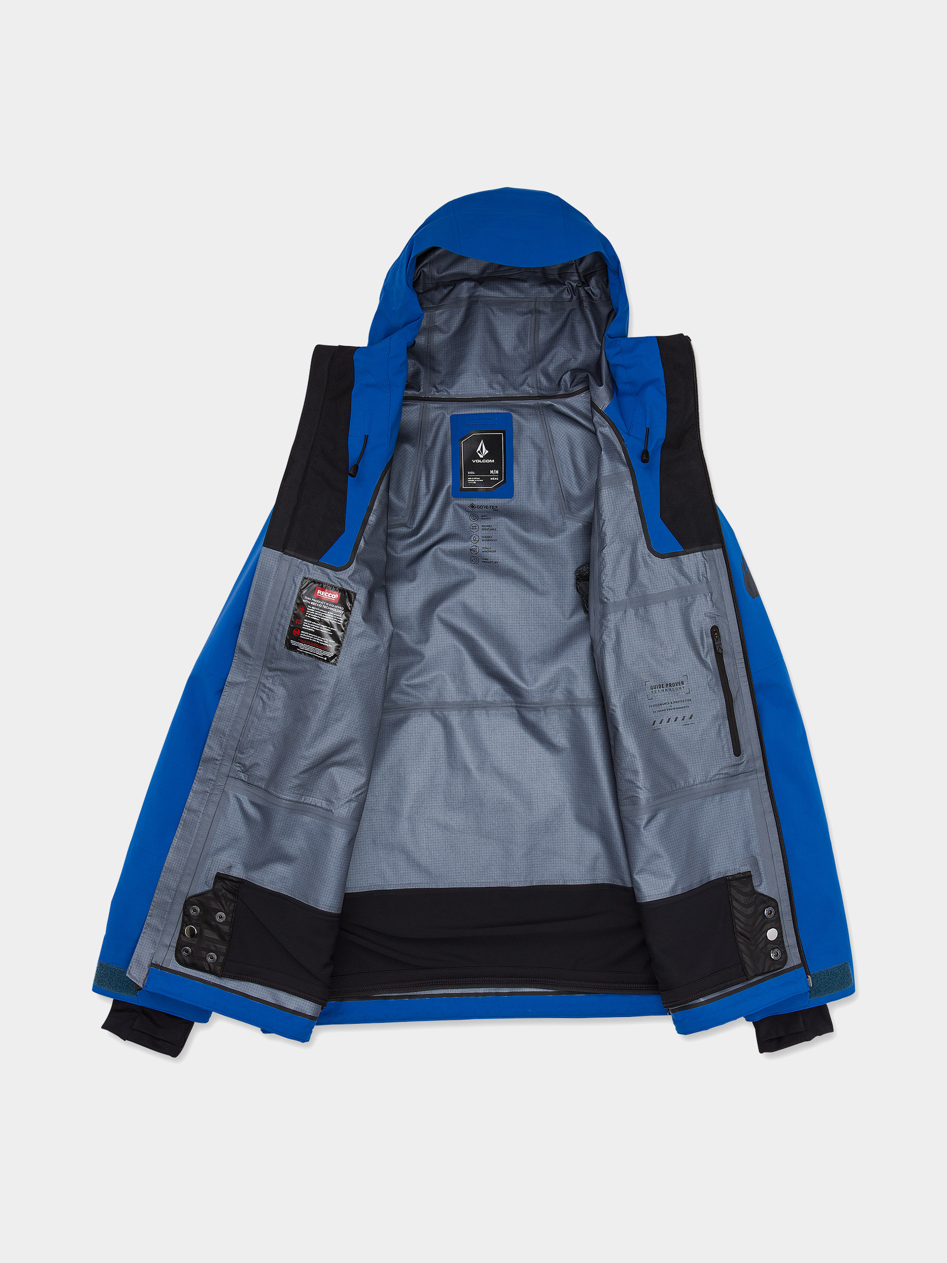 Pánska Snowboardová bunda Volcom Guch 3L Gore Tex Pro (bright blue)