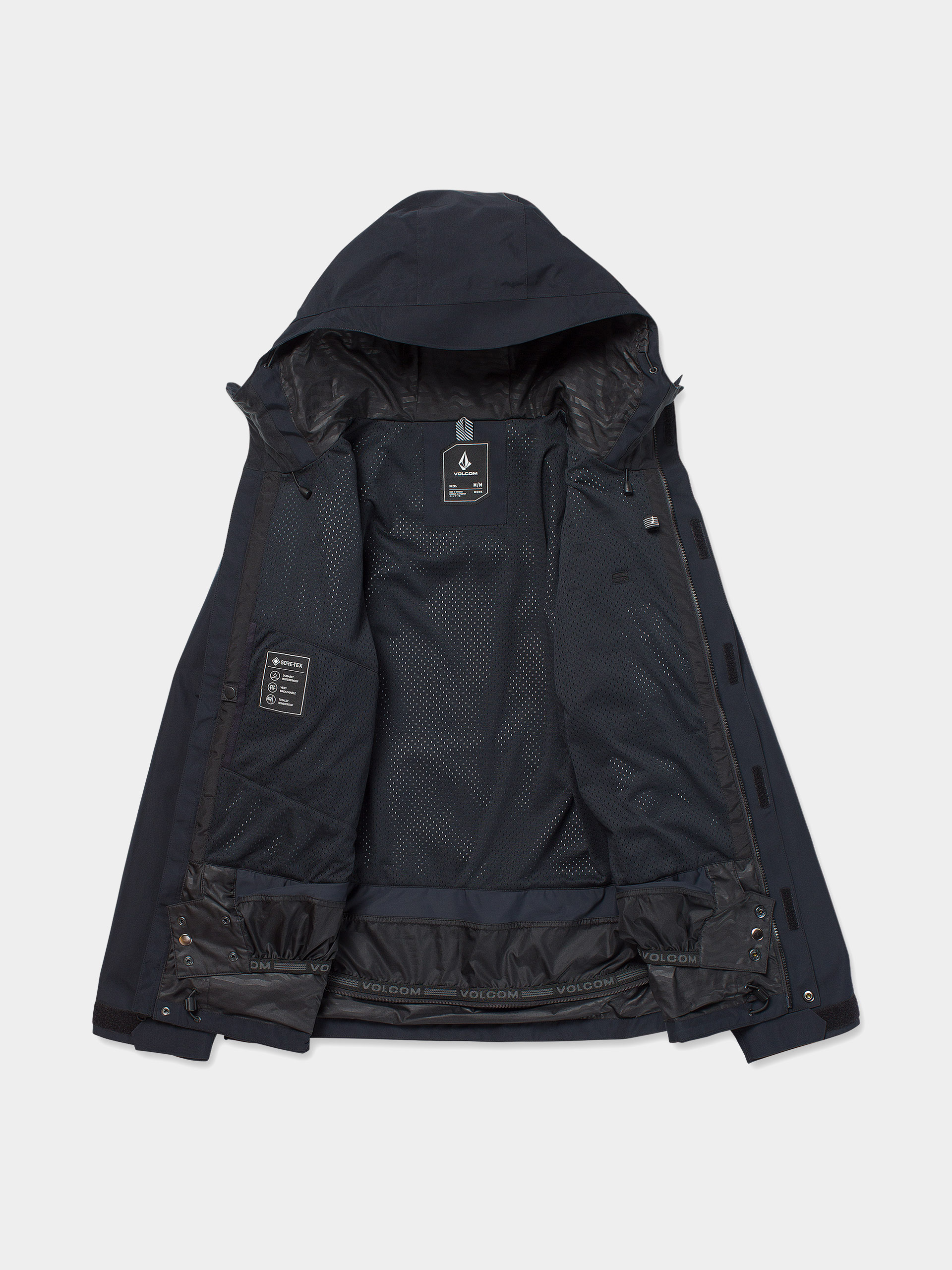 Pánska Snowboardová bunda Volcom Dua Ins Gore Tex (black)