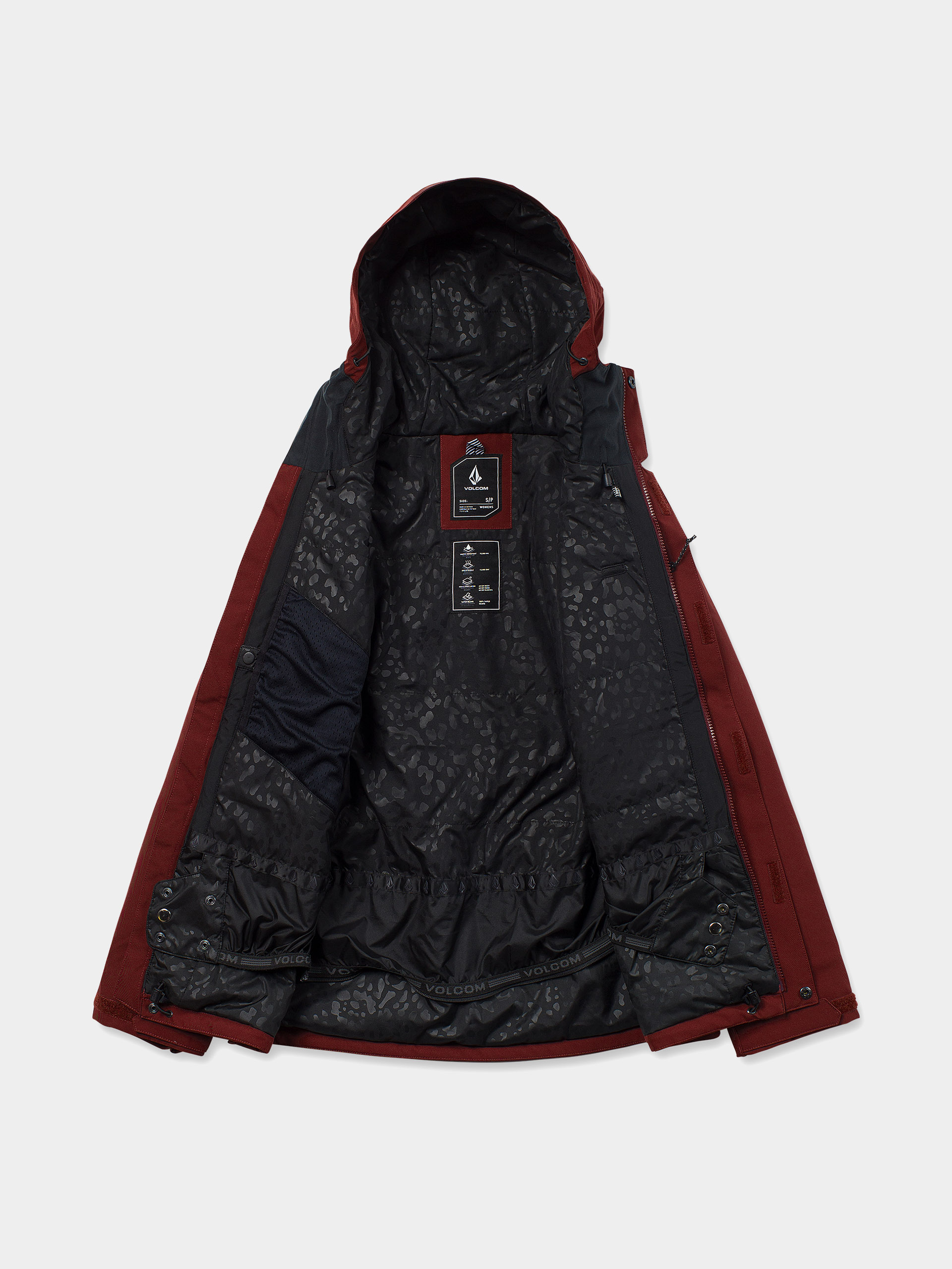 Dámska Snowboardová bunda Volcom Stoney Shadow Ins (pinot)