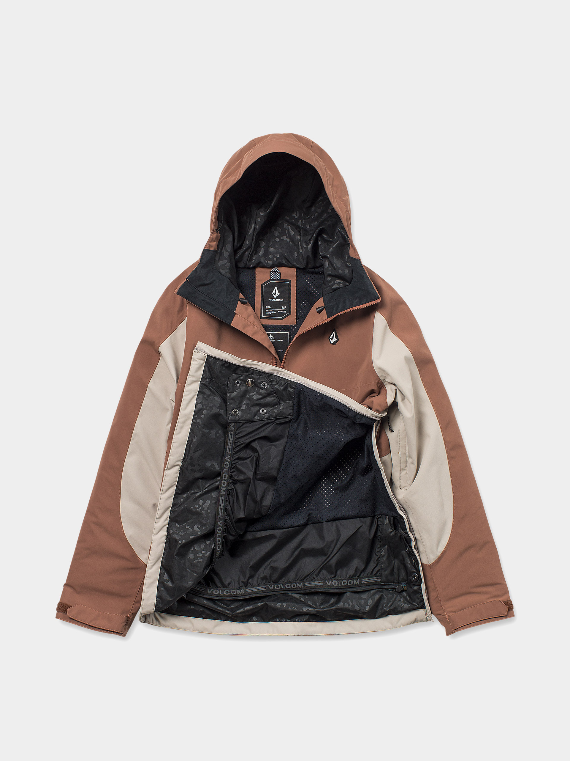Dámska Snowboardová bunda Volcom Harlan Pullover (desert taupe)