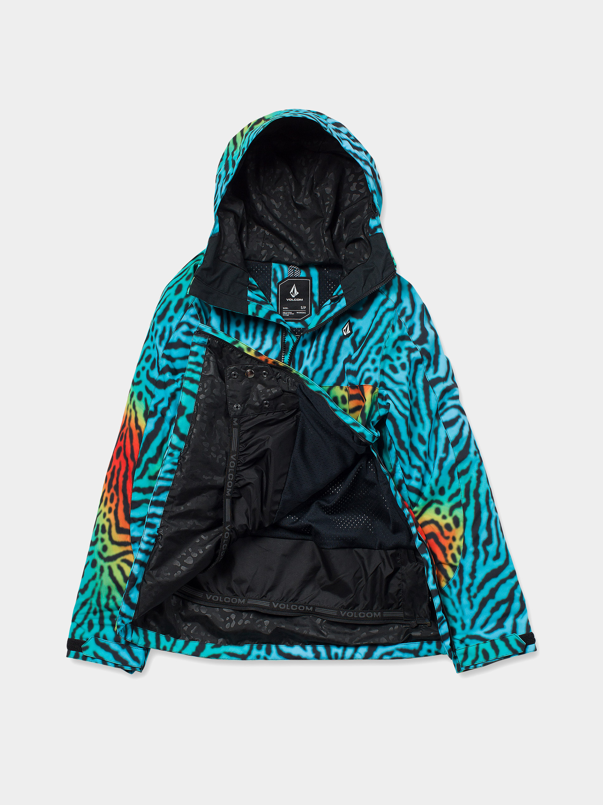 Dámska Snowboardová bunda Volcom Harlan Pullover (acid)