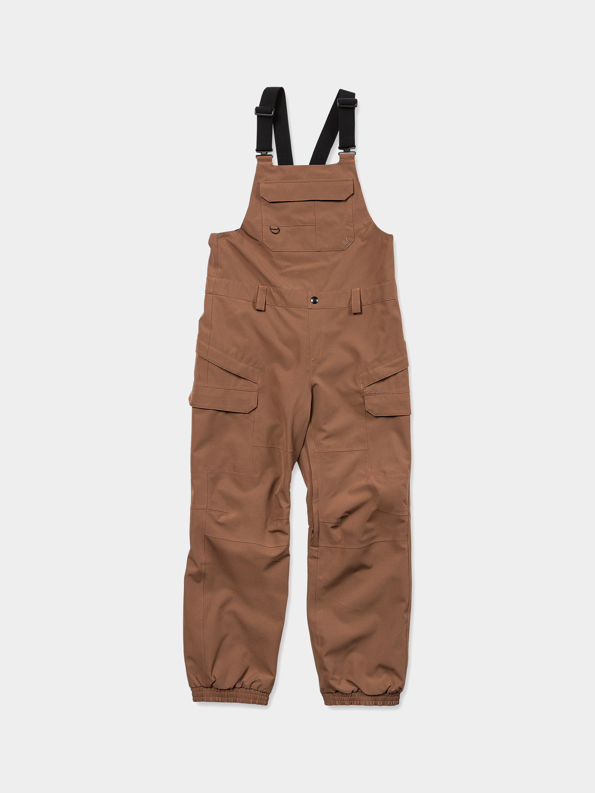 Snowboardovu00e9 nohavice Volcom Creston 3D Stretch Bib Wmn (desert taupe)