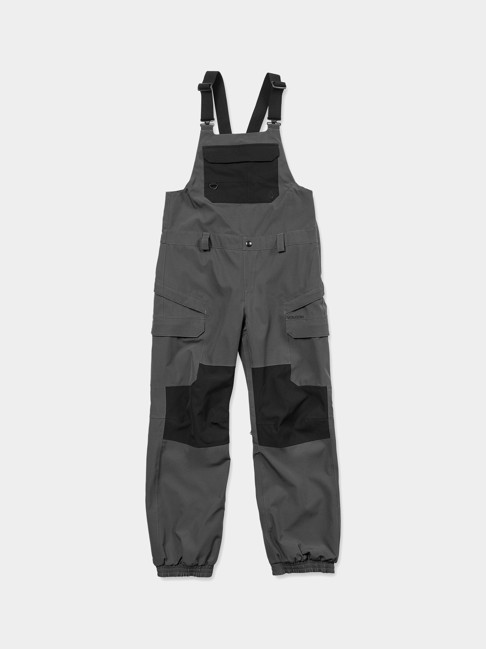 Dámske Snowboardové nohavice Volcom Creston 3D Stretch Bib (dark grey)