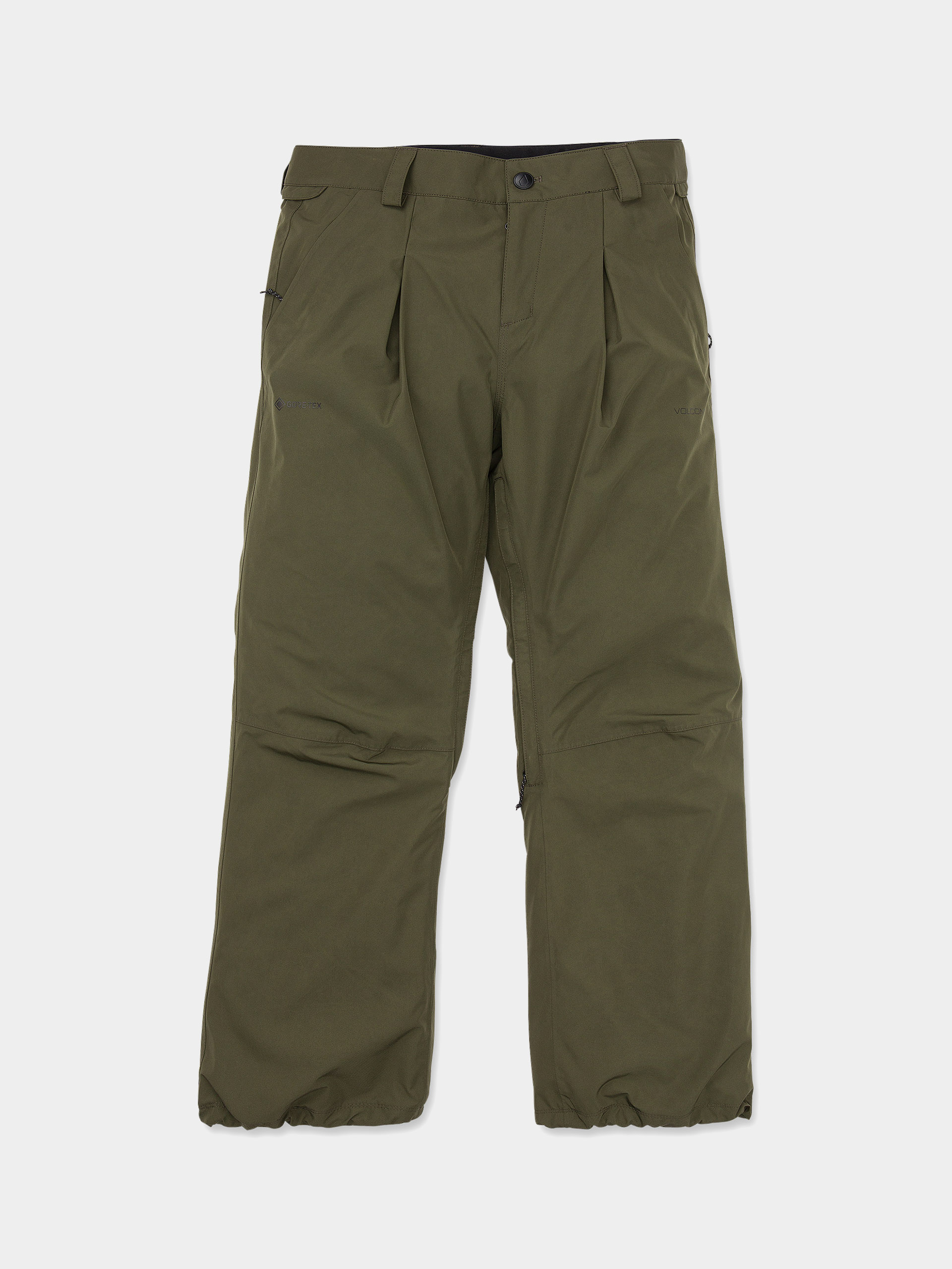 Snowboardové nohavice Volcom Yourfav Baggy Gore Wmn (dark green)
