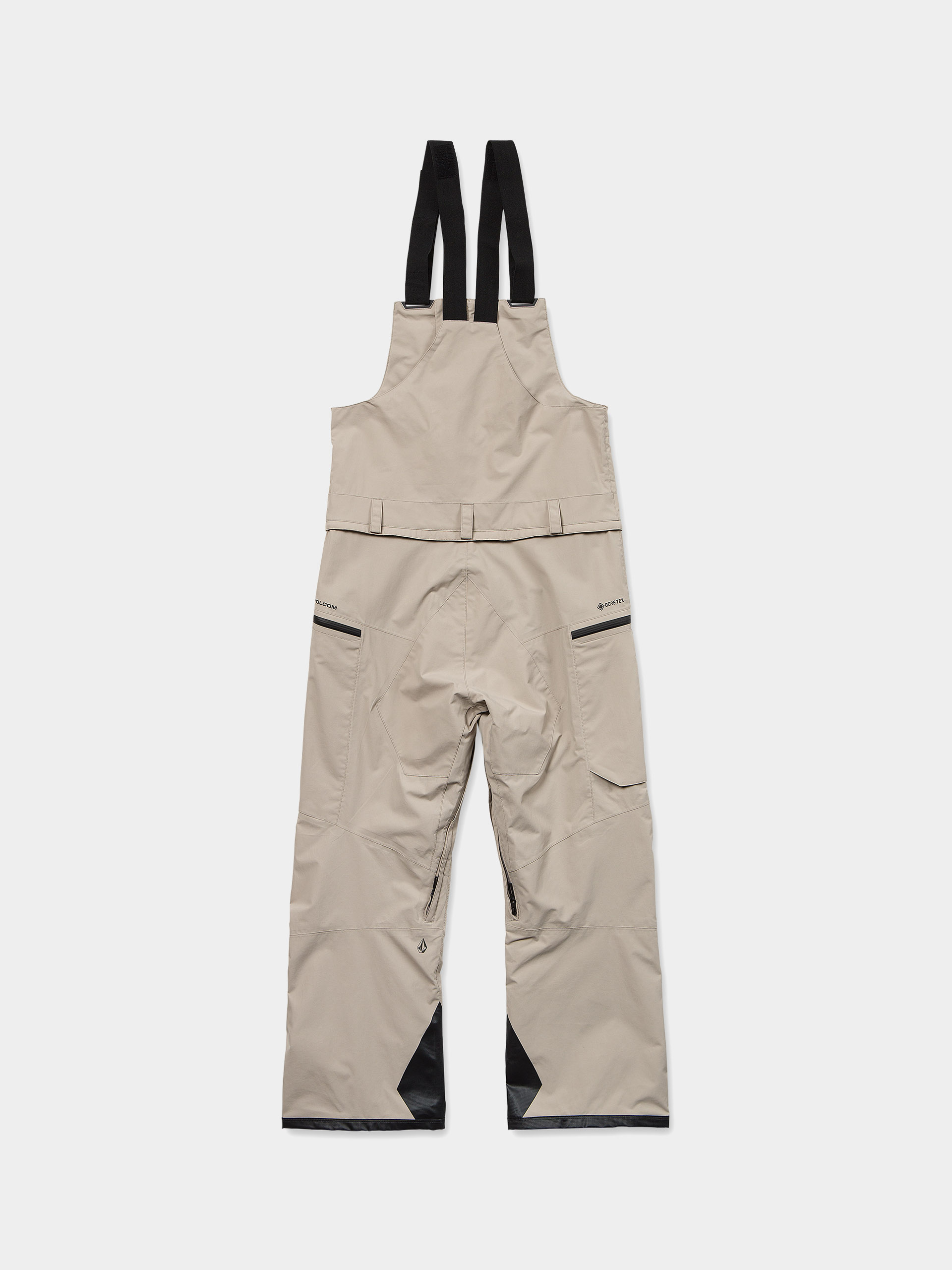 Pánske Snowboardové nohavice Volcom Rain Gore Bib Overall (khaki)