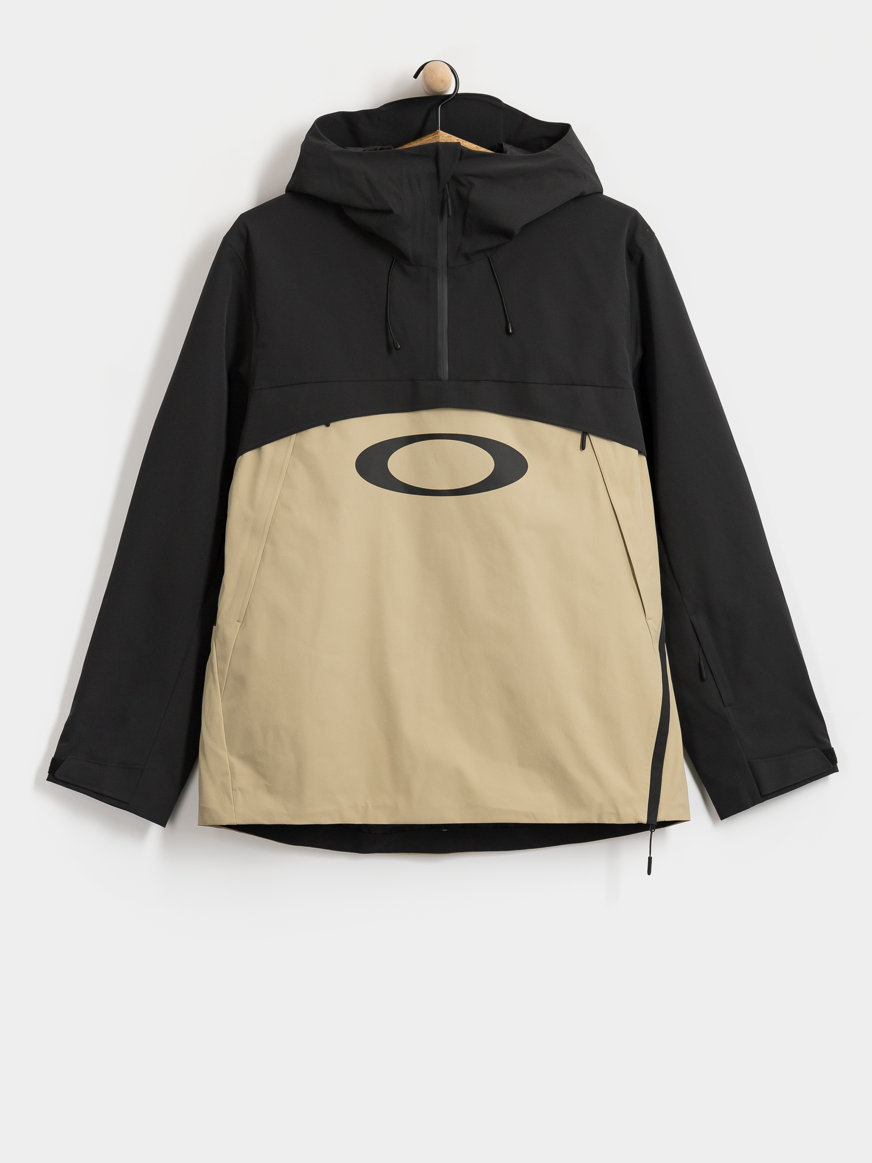 Pánska Snowboardová bunda Oakley Timberline Shell Anorak​ (pitch black/pebble)