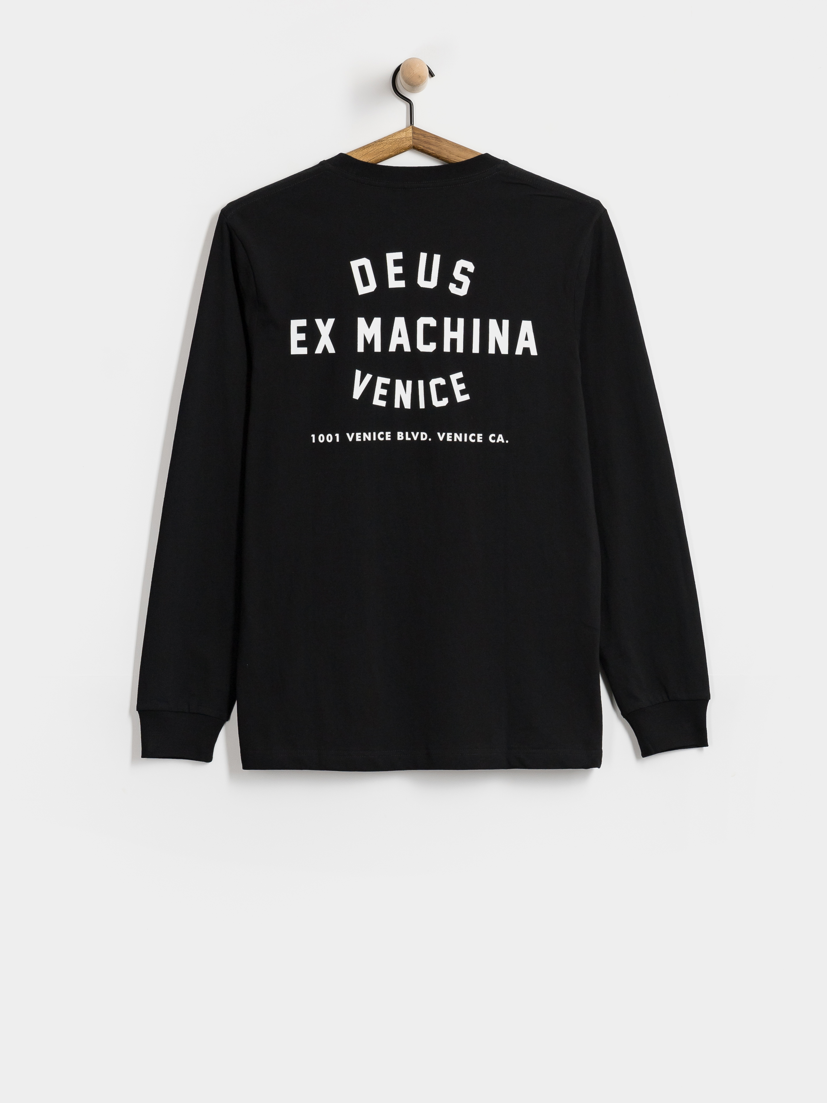 Triko Deus Ex Machina Venice Ls (black)