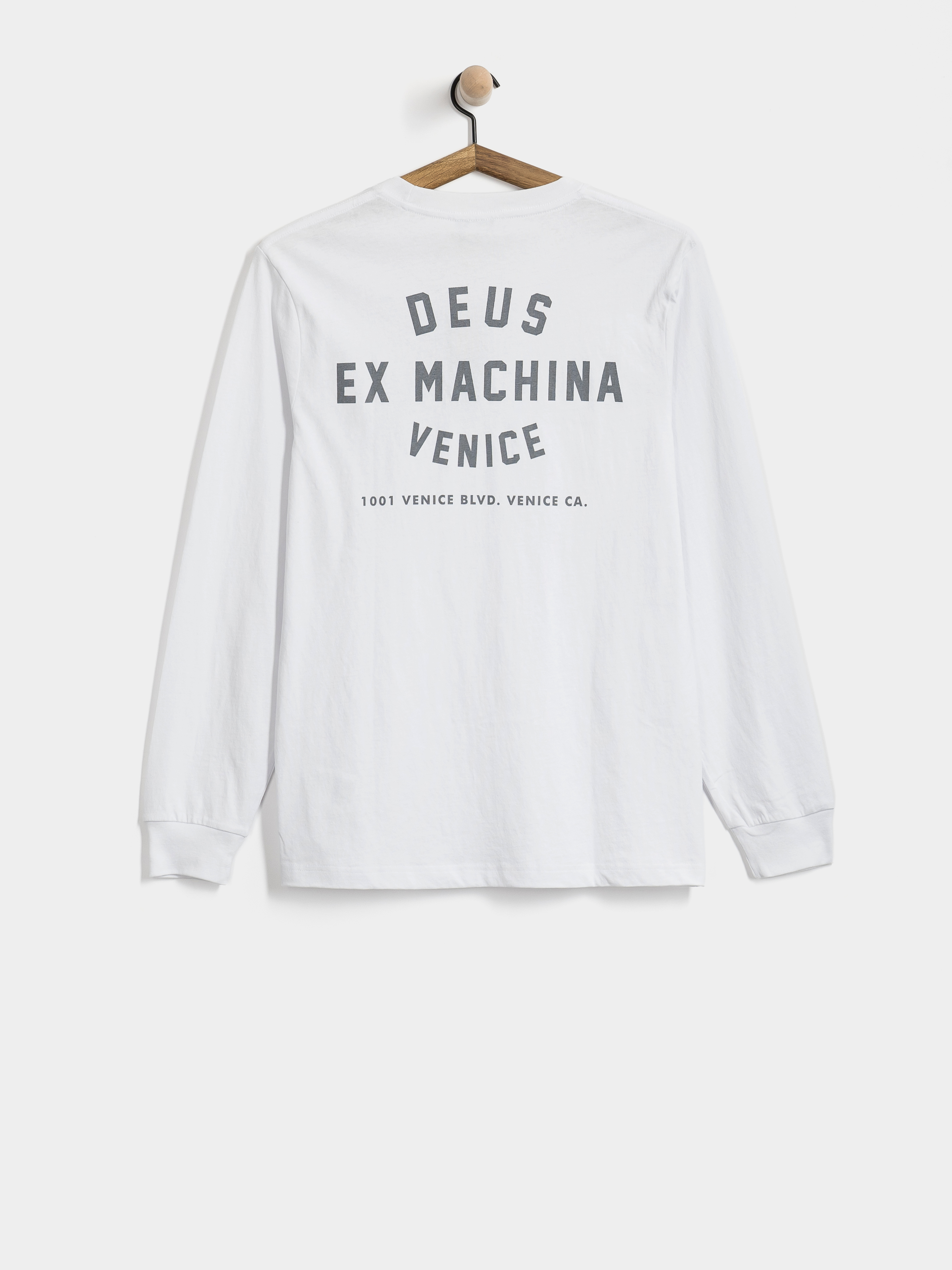 Triko Deus Ex Machina Venice Ls (white)