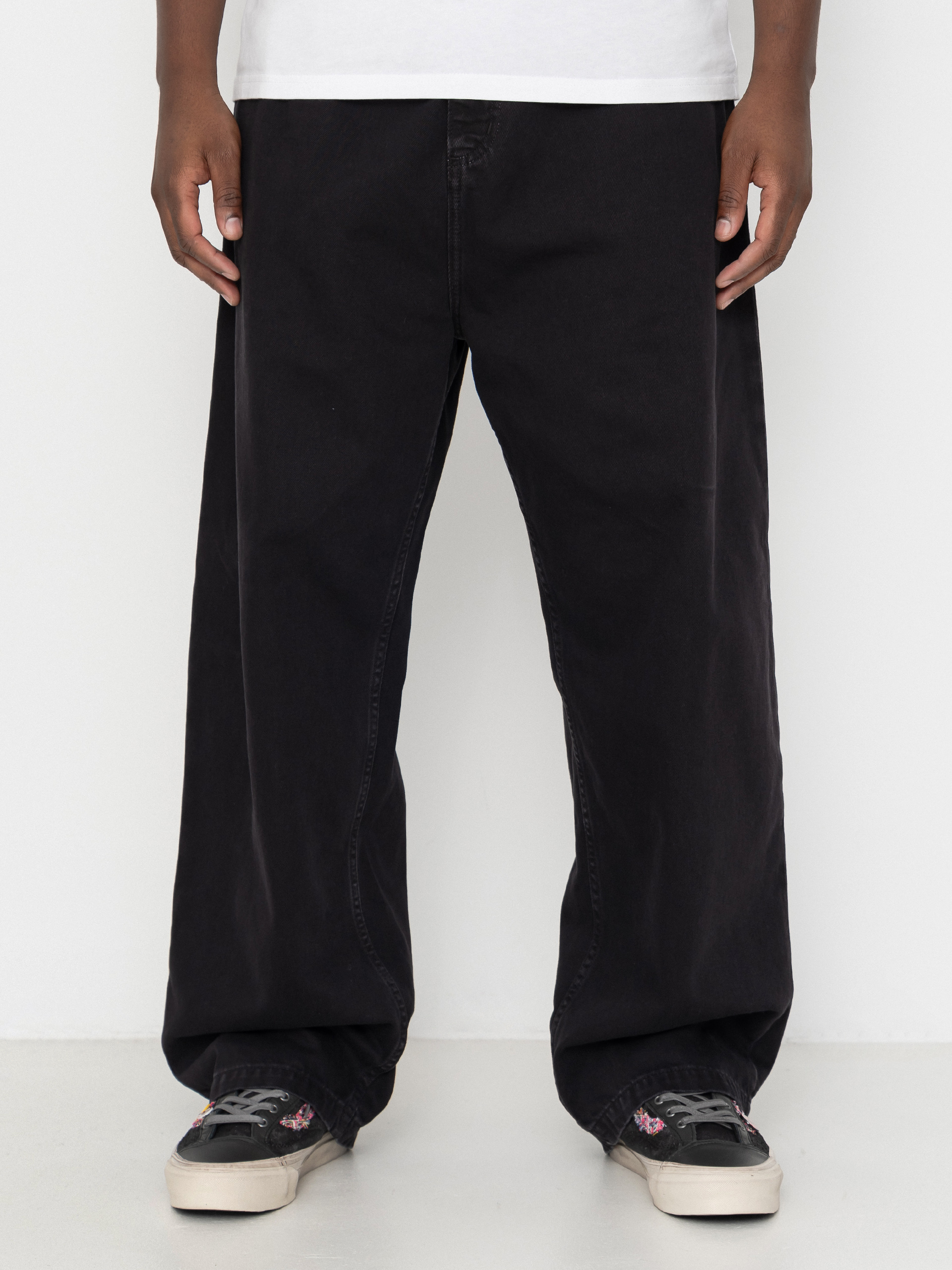 Nohavice Carhartt WIP Brandon (soot/stone dyed)