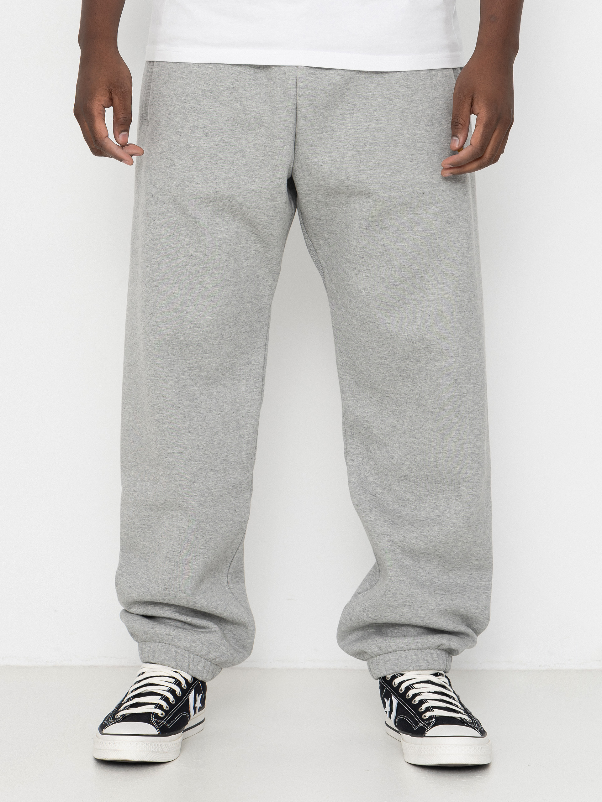 Nohavice Carhartt WIP Chase (grey heather/gold)