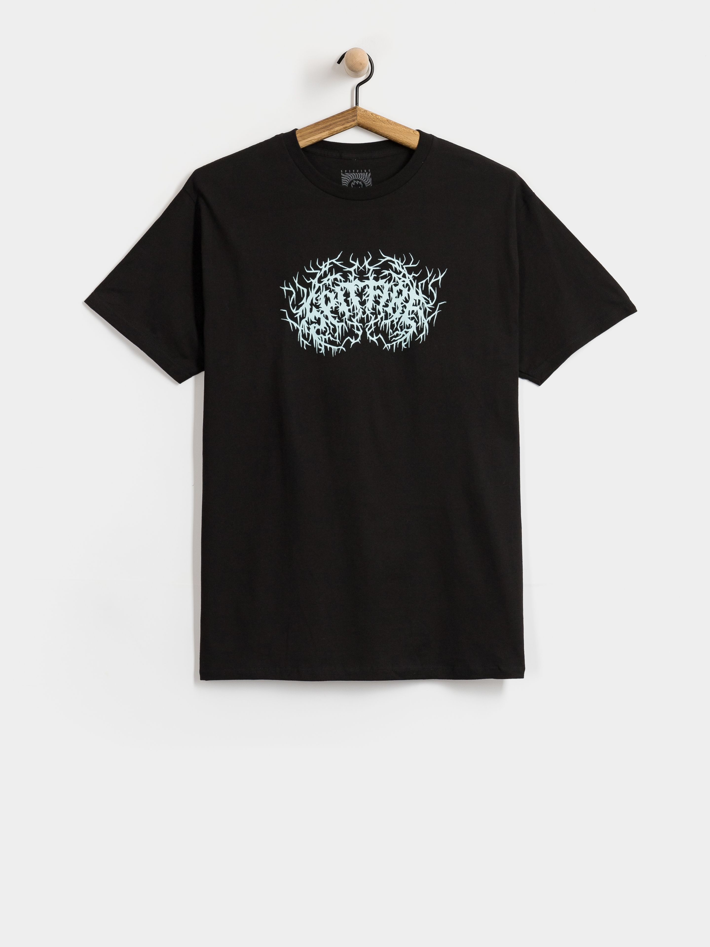 Tričko Spitfire Deathmask Script Glow (black)