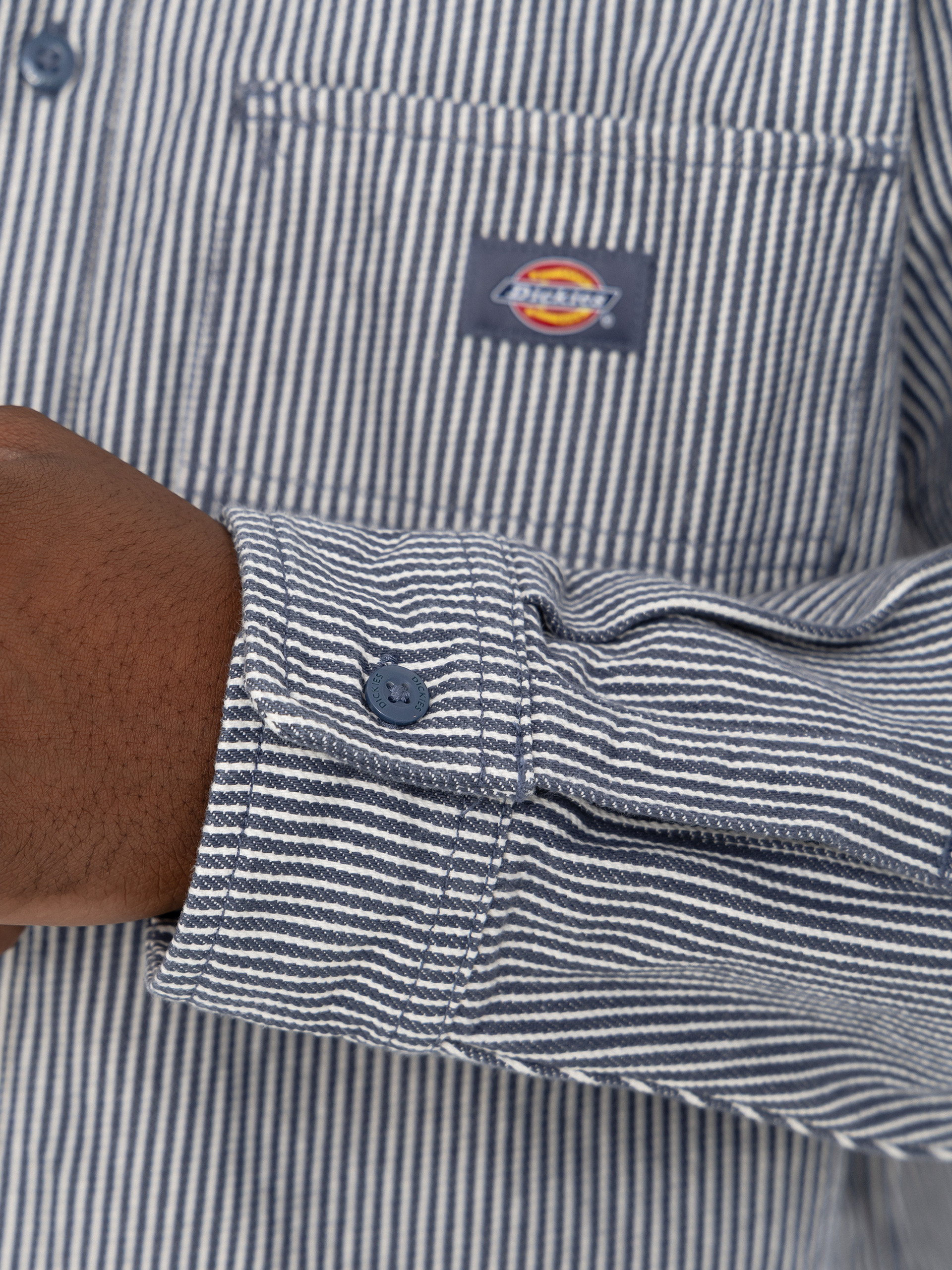 Košeľa Dickies 247 Garment Dyed Work (retro indigo)