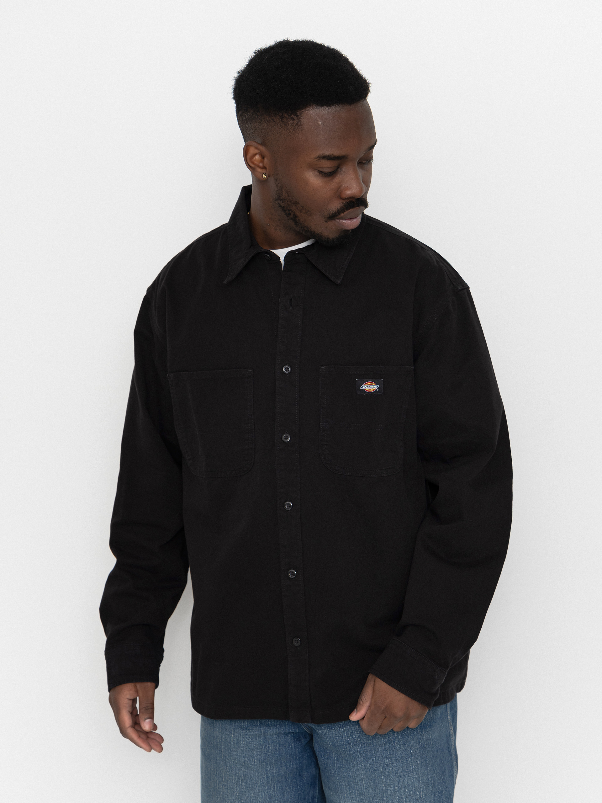 Košeľa Dickies 247 Garment Dyed Work (black)