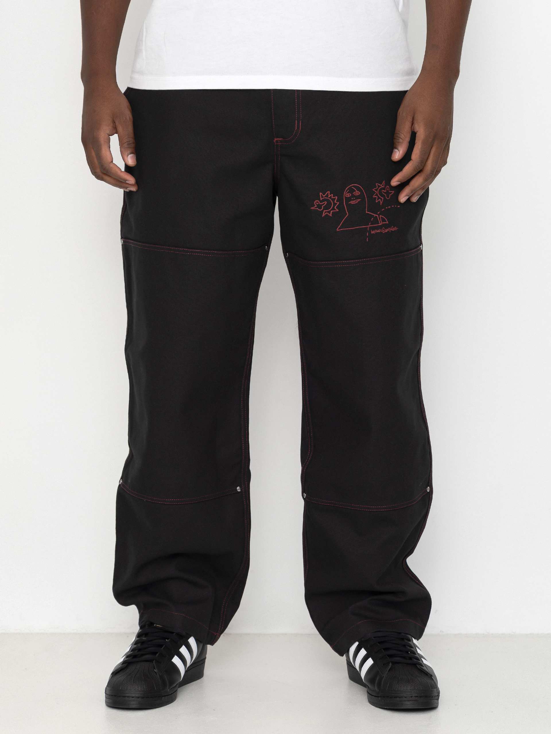 Nohavice adidas Gonz (black/shared)