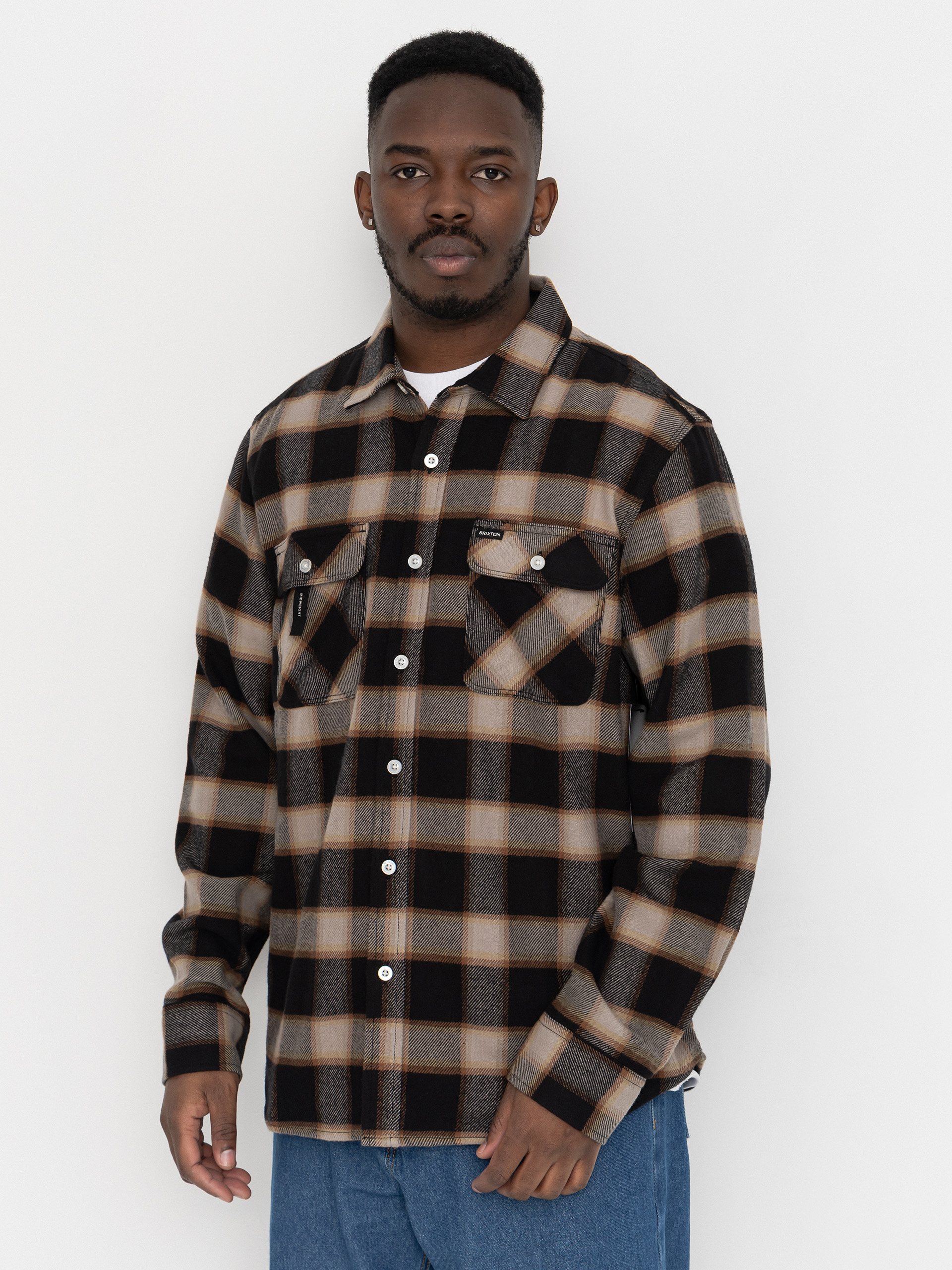 Kou0161eu013ea Brixton Bowery Flannel (black/cream)