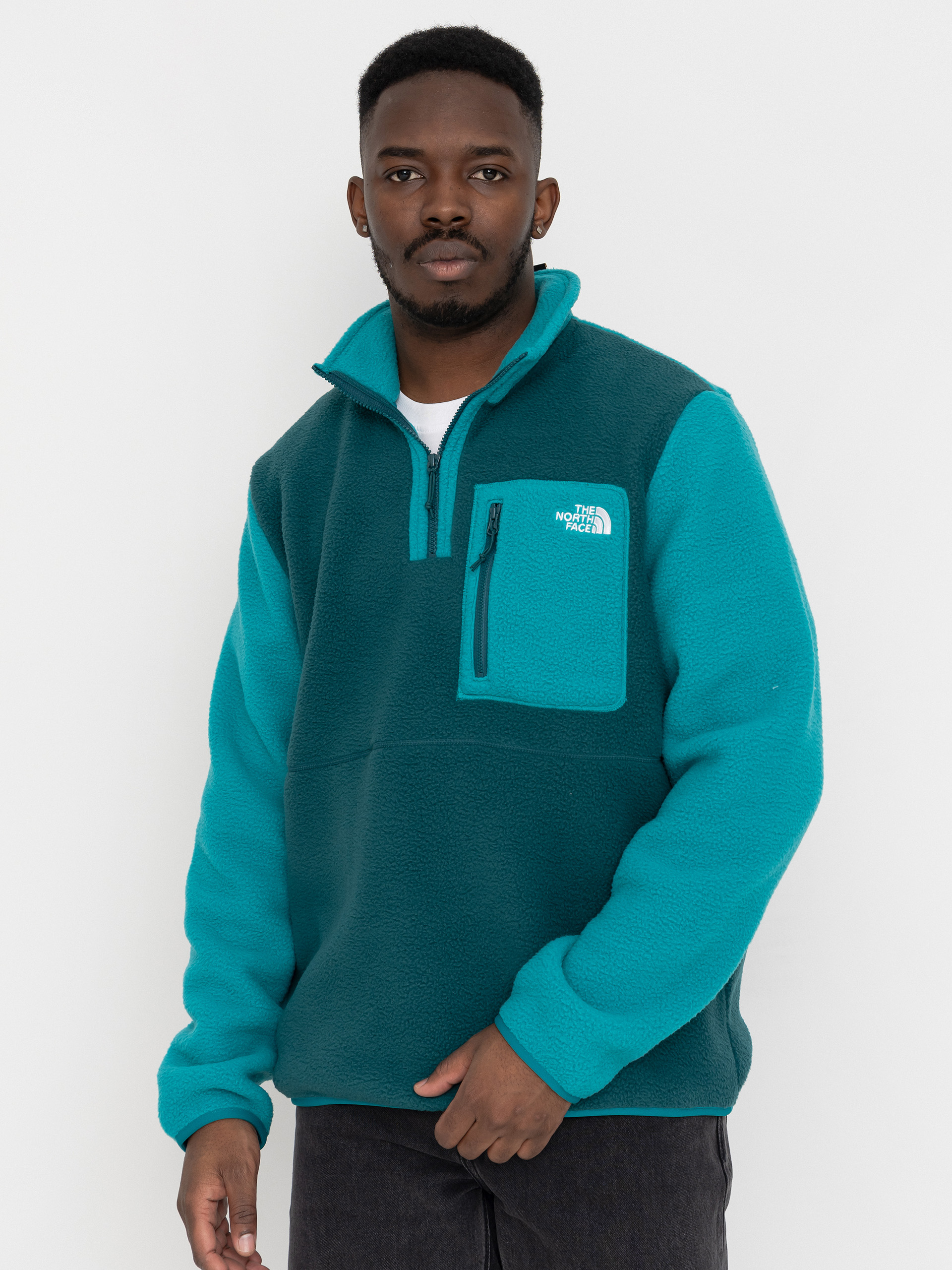 Flu00edsovu00e1 mikina The North Face Yumiori 1/4 Zip (pacific teal/restorativ)